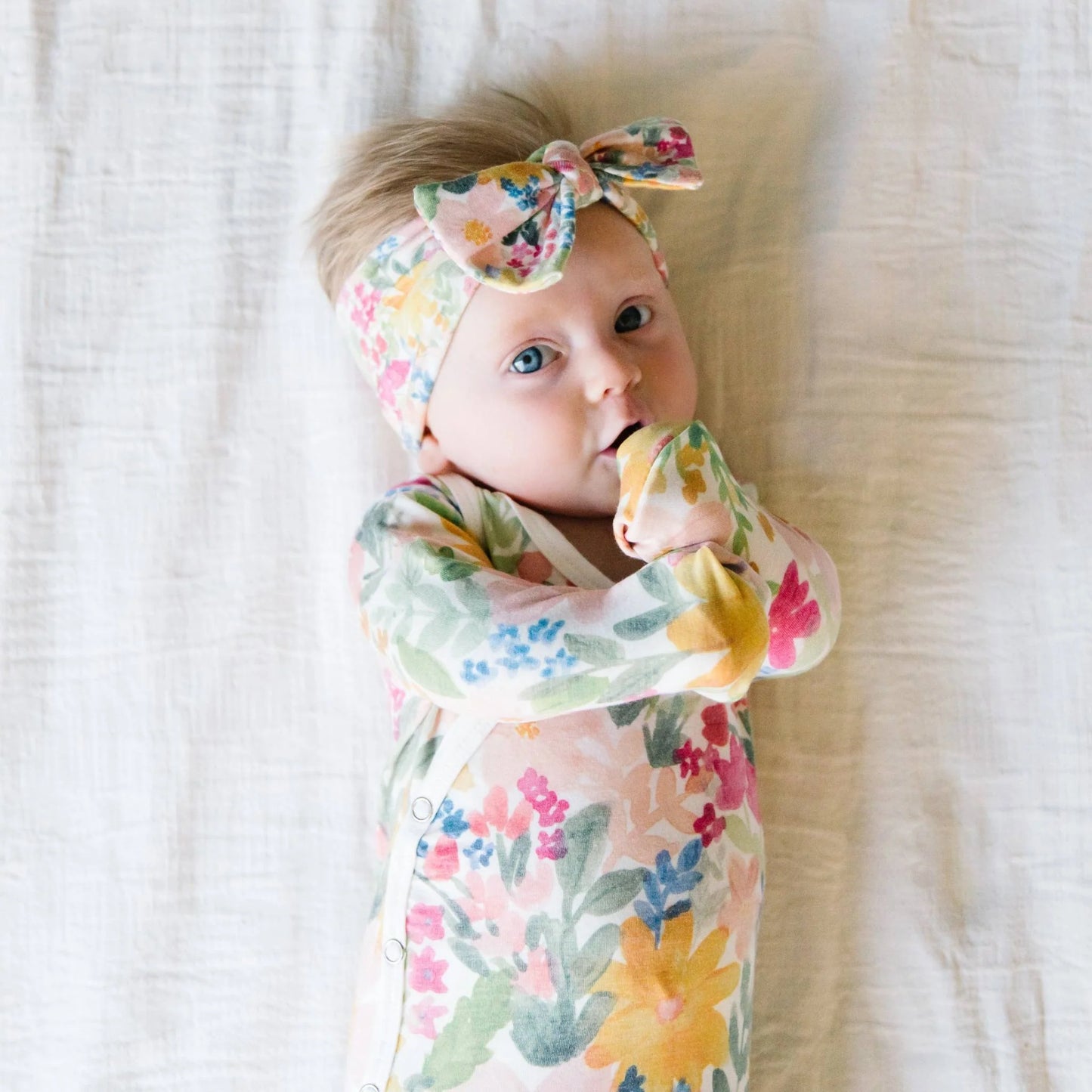 Lark NB Knotted Gown