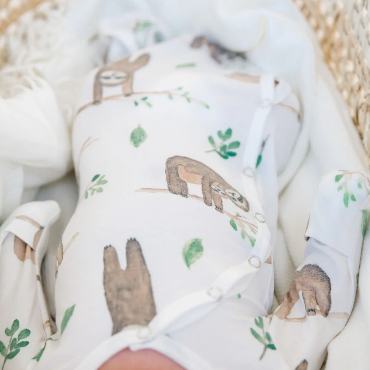 Noah Newborn Knotted Gown
