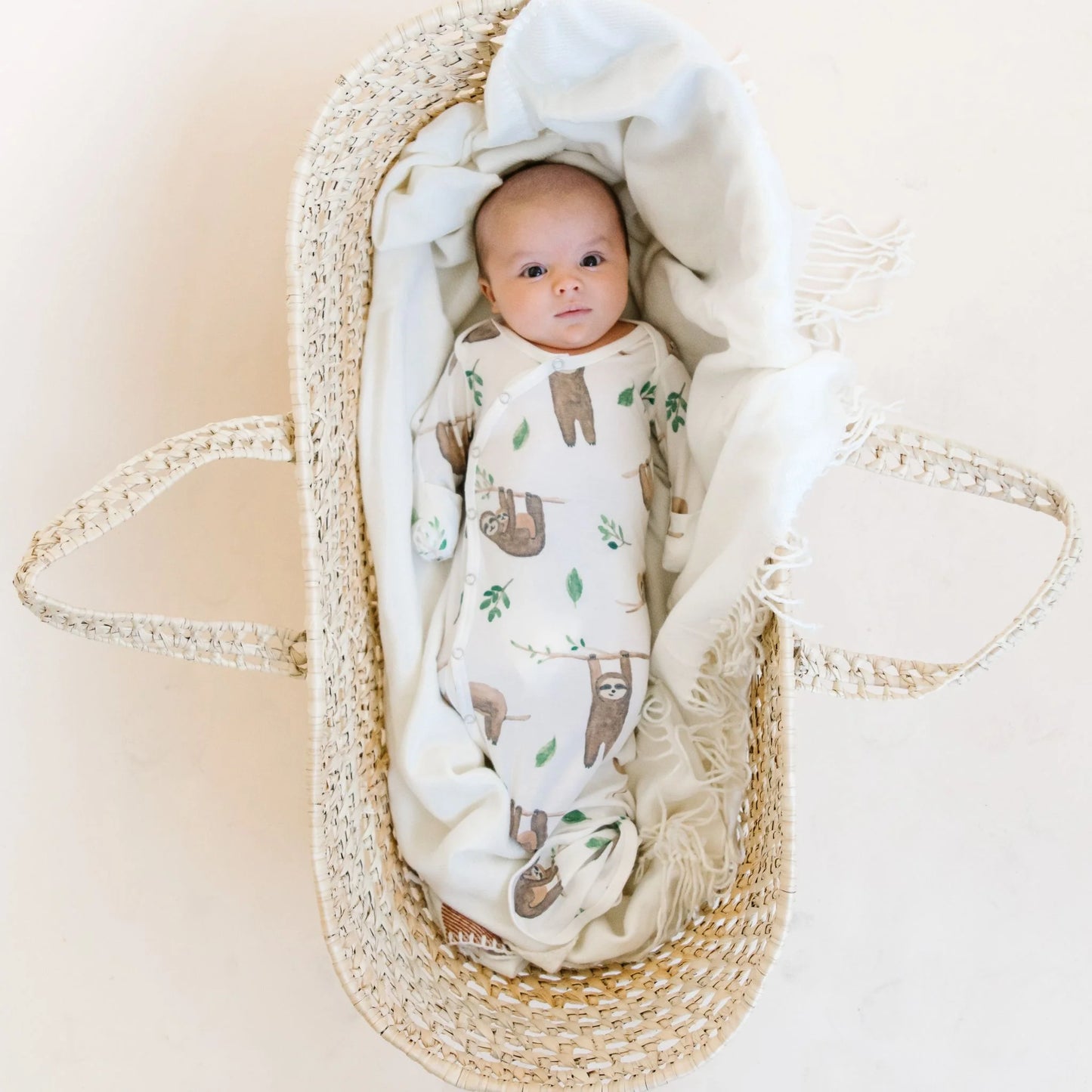 Noah Newborn Knotted Gown