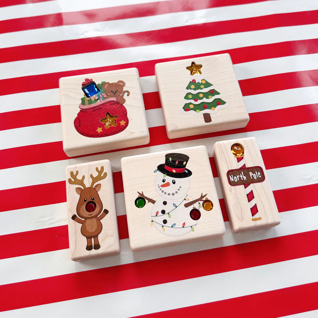 North Pole Friends Gem Block Set