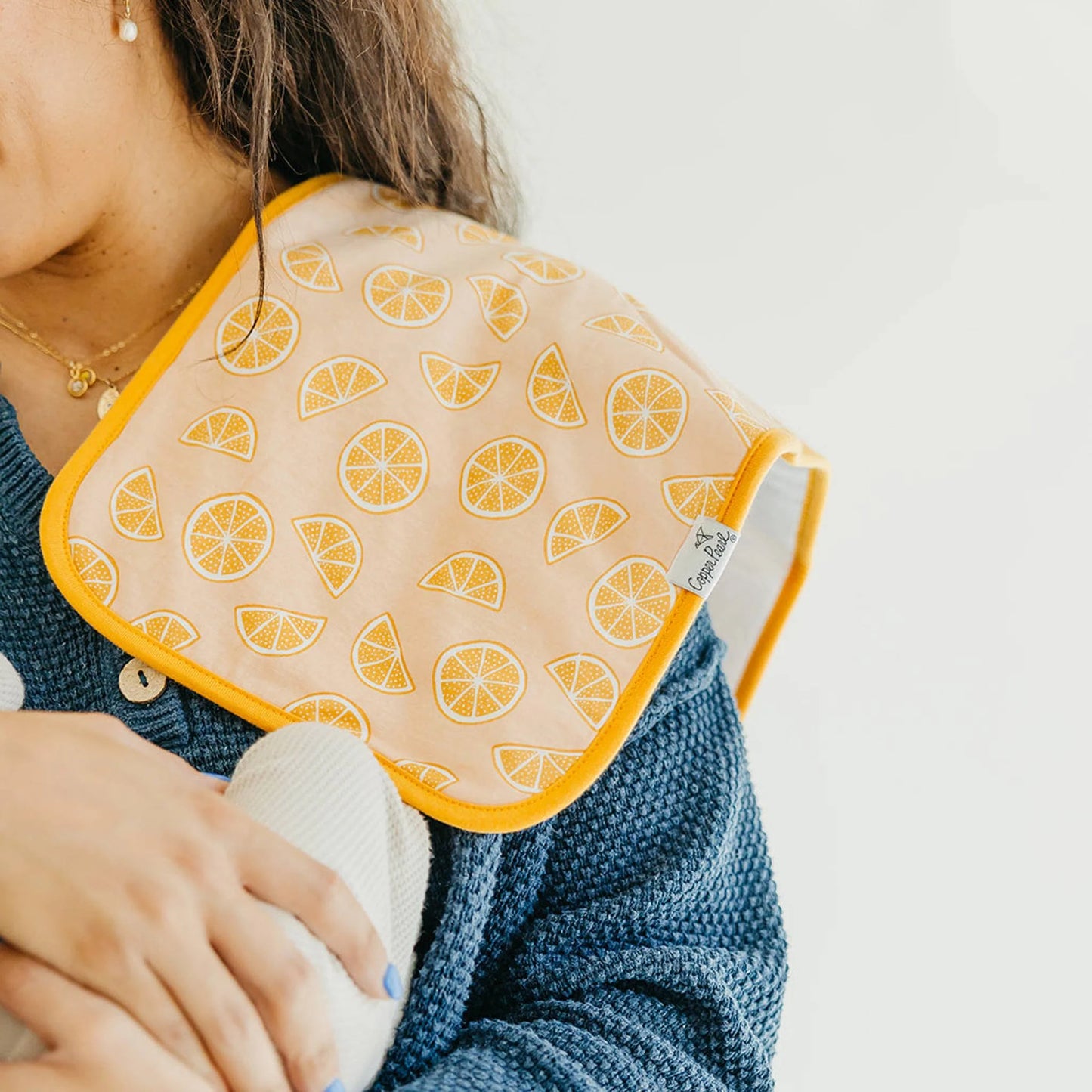 Clementine Burp Cloth Set
