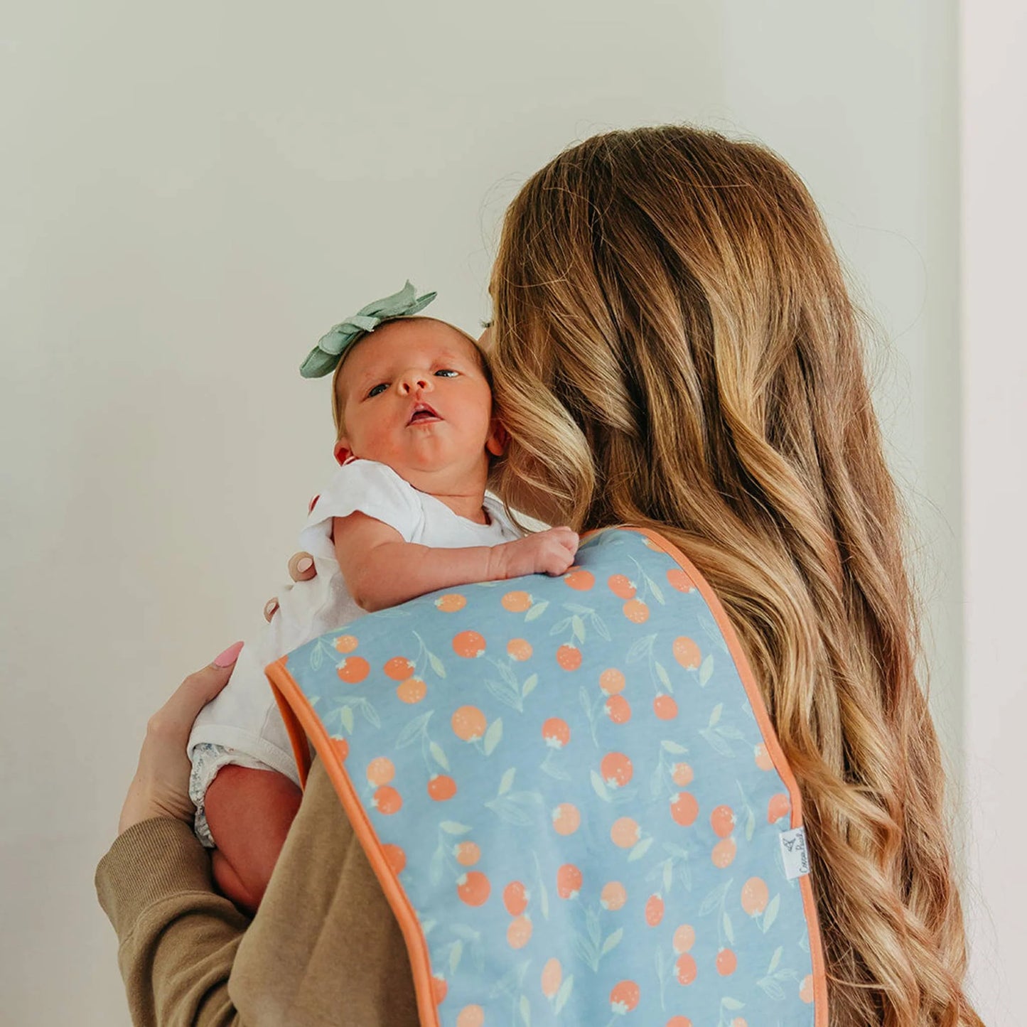 Clementine Burp Cloth Set
