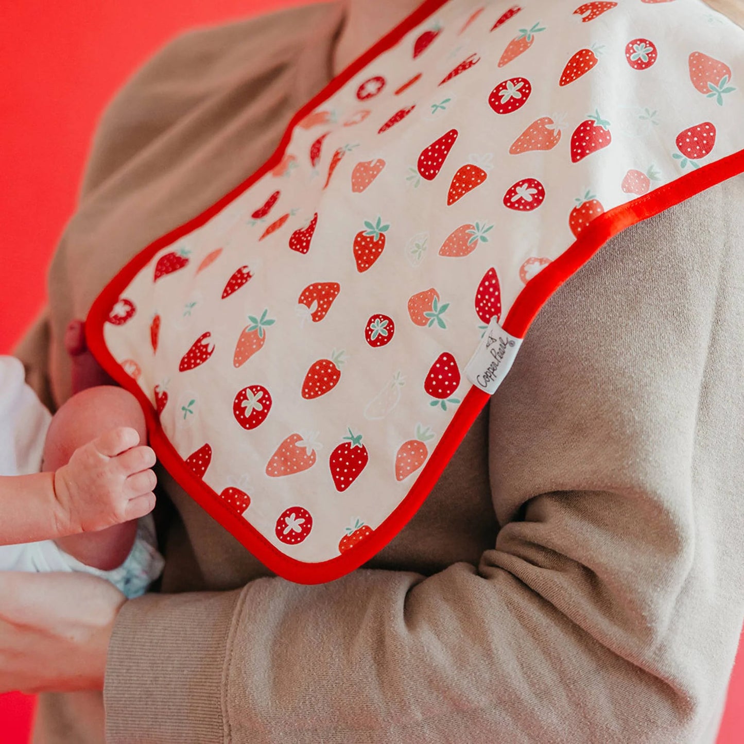 Clementine Burp Cloth Set