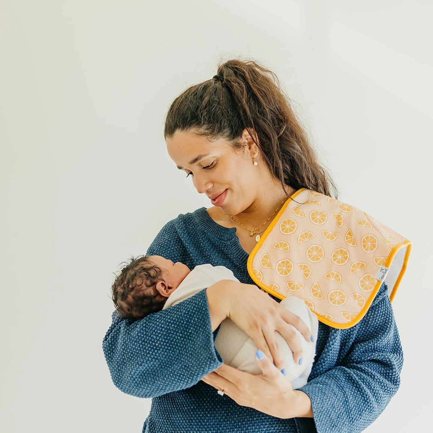Clementine Burp Cloth Set