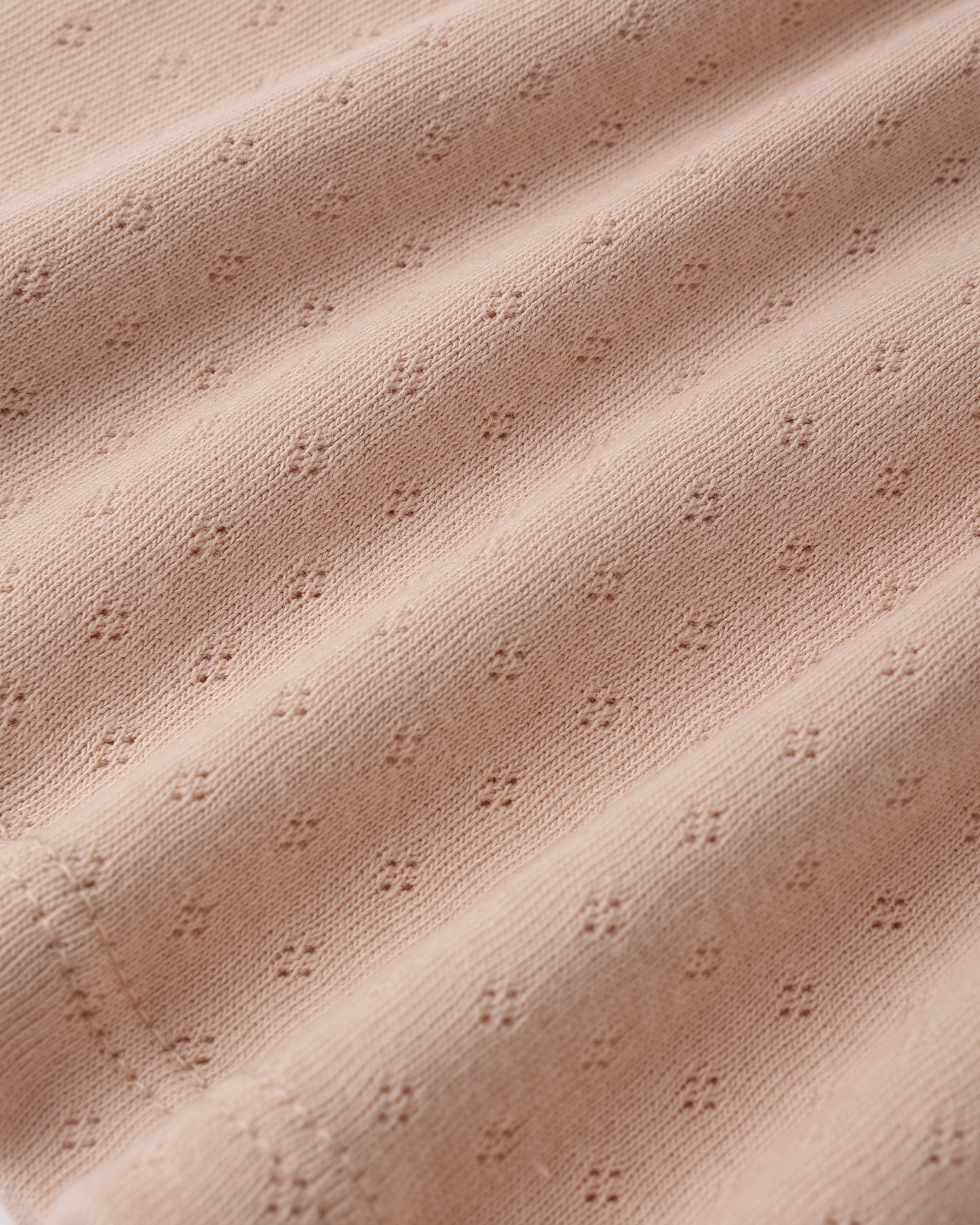 Melon Pointelle Skirted Bodysuit