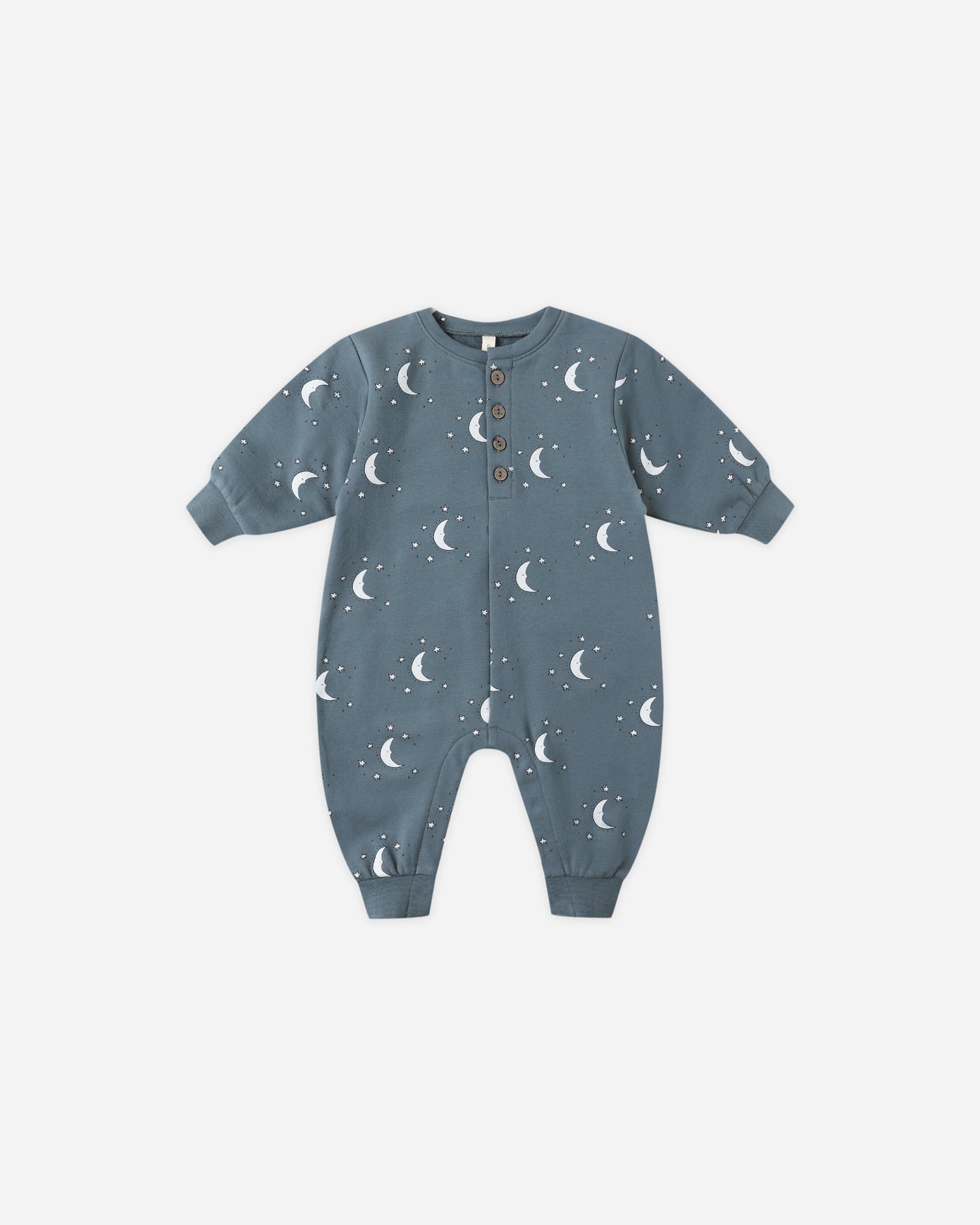 Relaxed Silver Moons Fleece Jumpsuit