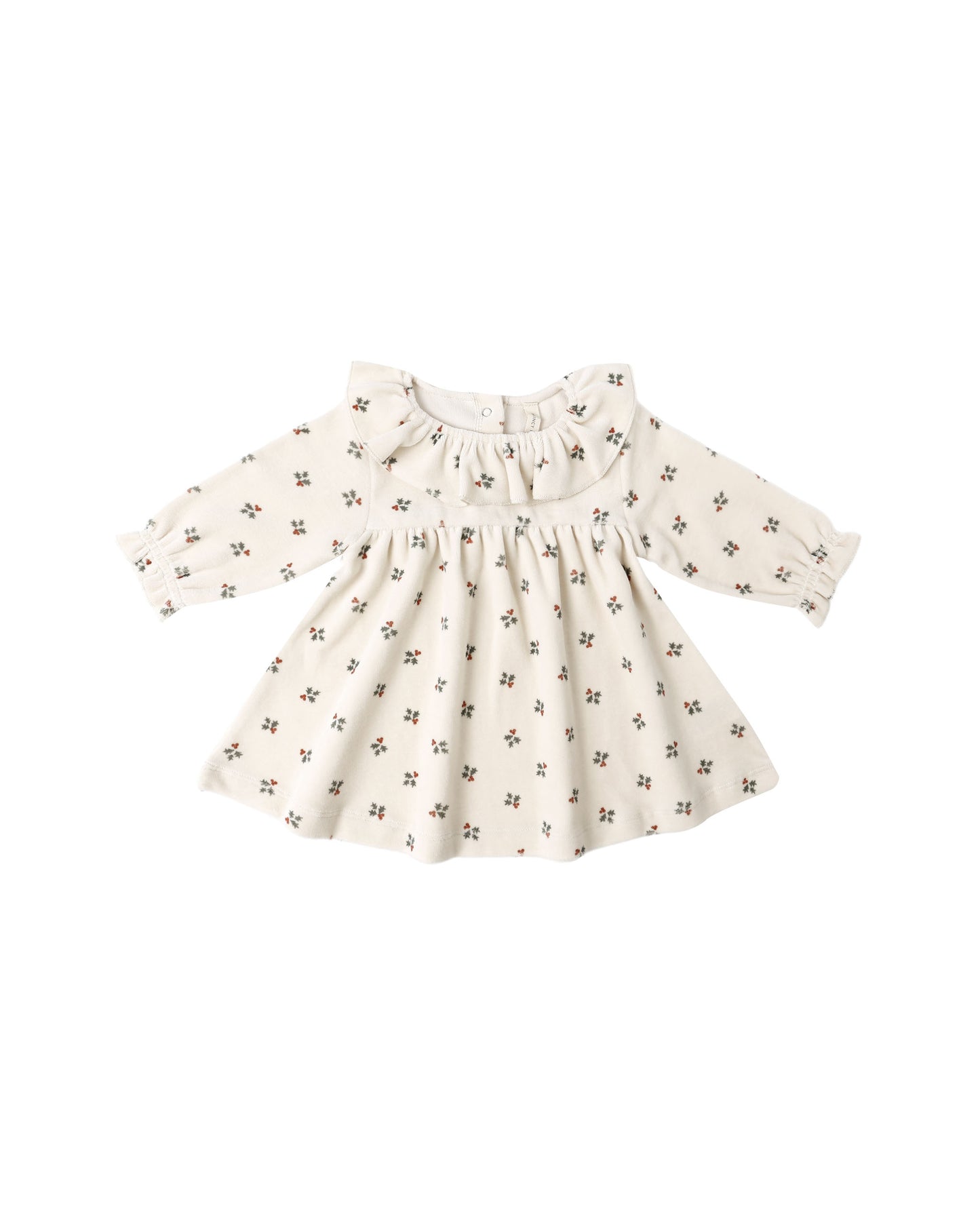 Velour Holly Berry Dress