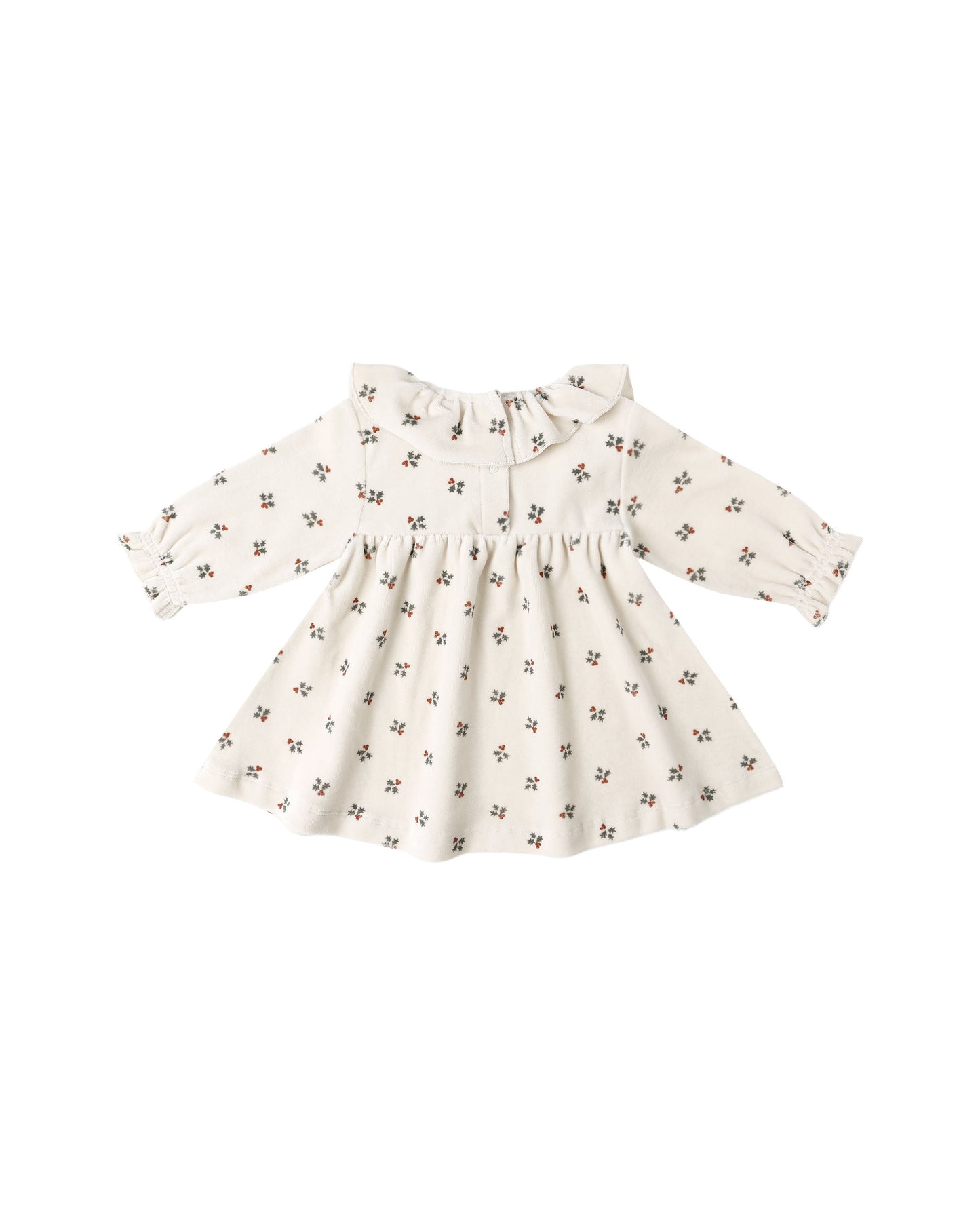 Velour Holly Berry Dress