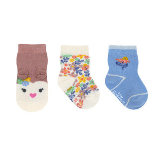 Flower Owl Socks