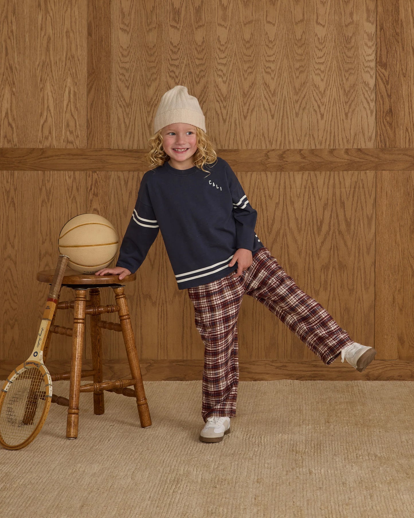 Burgundy Plaid Palmer Pant