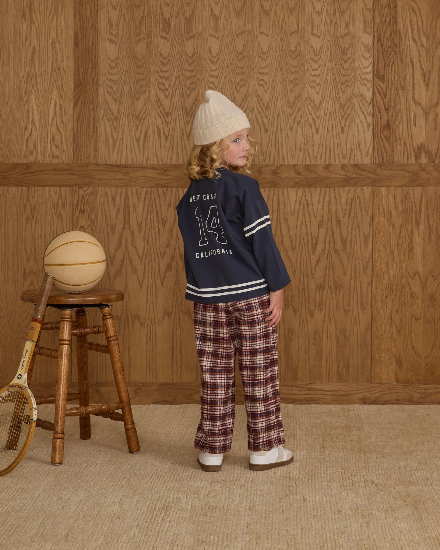 Burgundy Plaid Palmer Pant