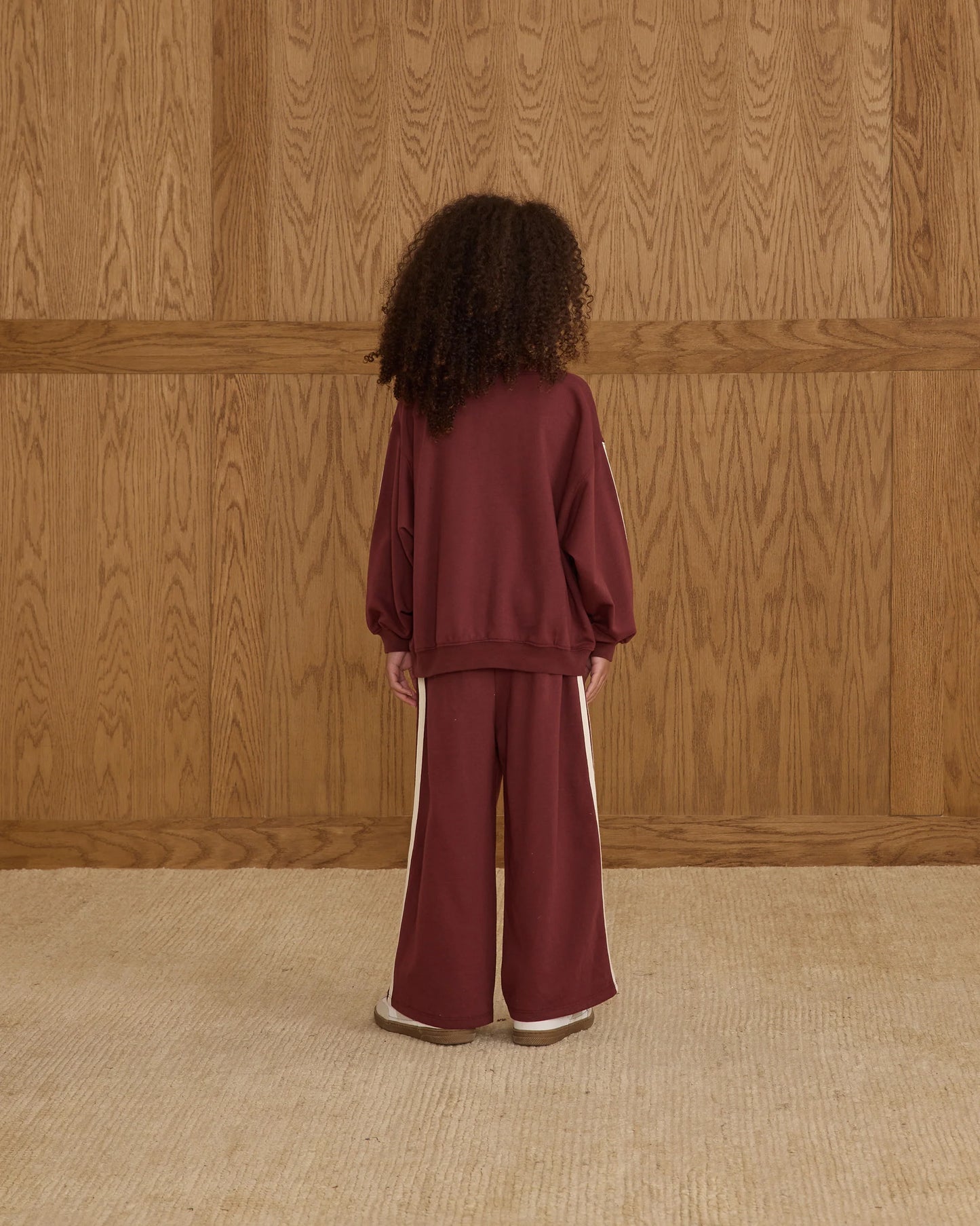 Burgundy Oversized Sweatshirt