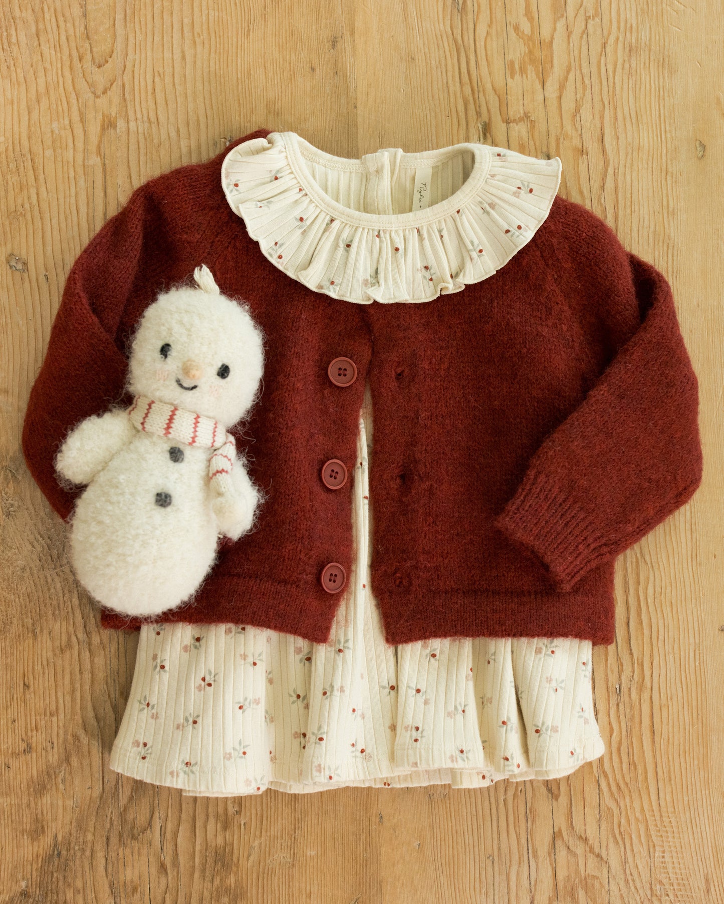 Fuzzy Ruby Cardigan