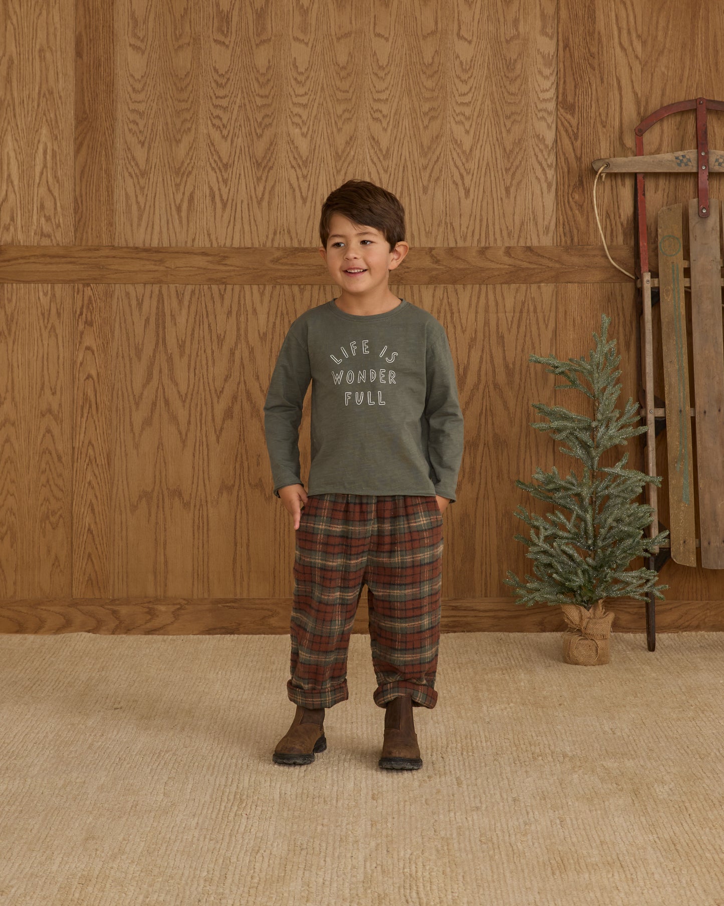 Holiday Plaid Palmer Pants
