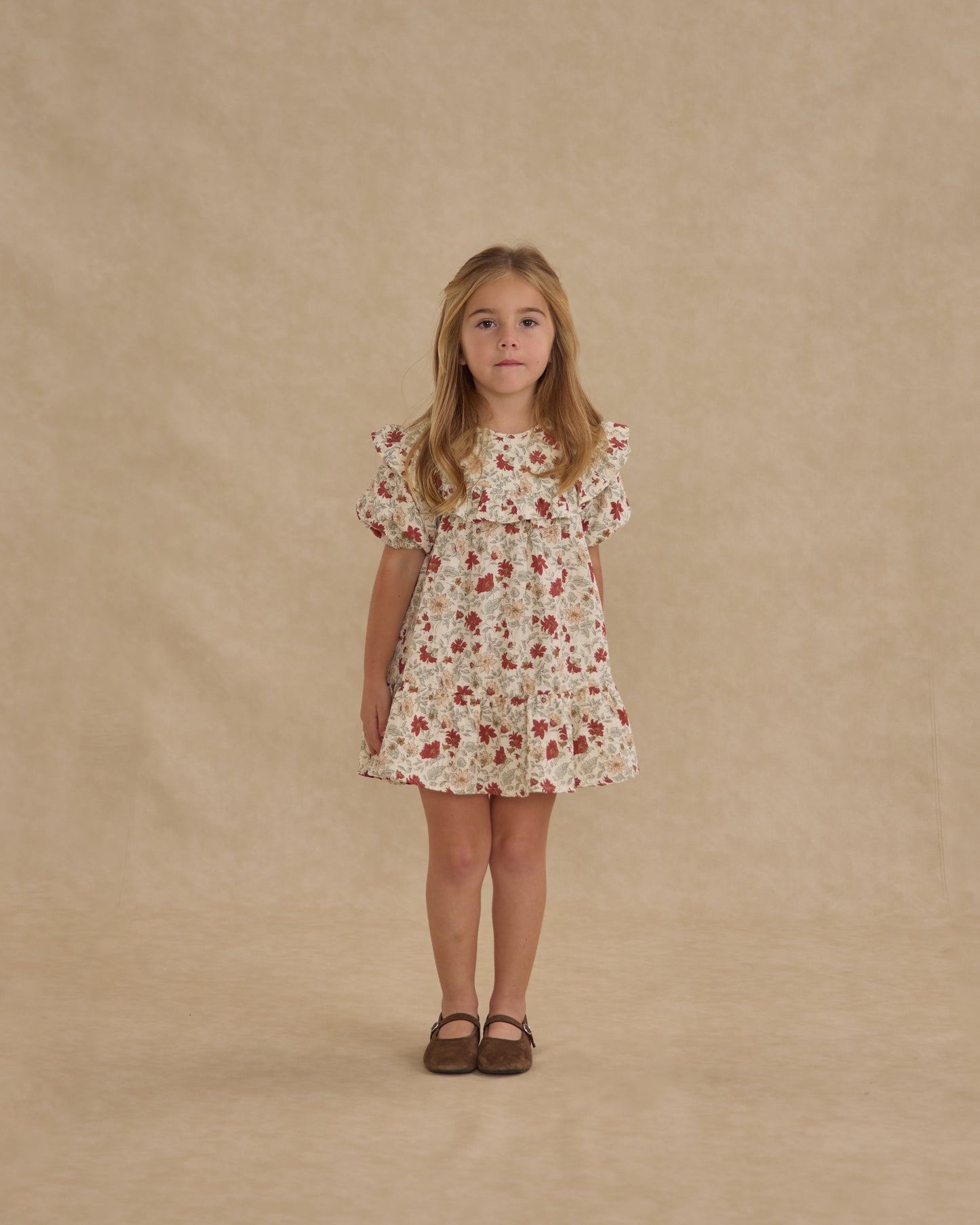 Holiday Floral Cordelia Dress