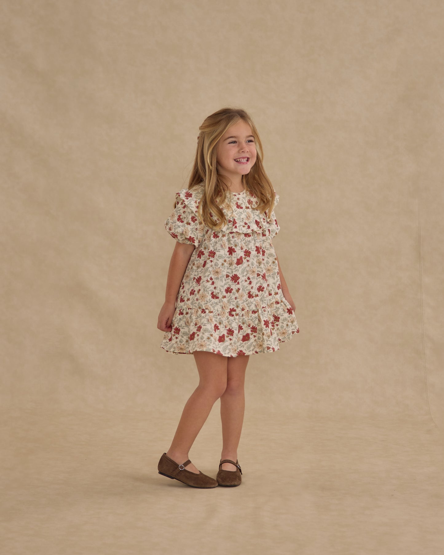 Holiday Floral Cordelia Dress