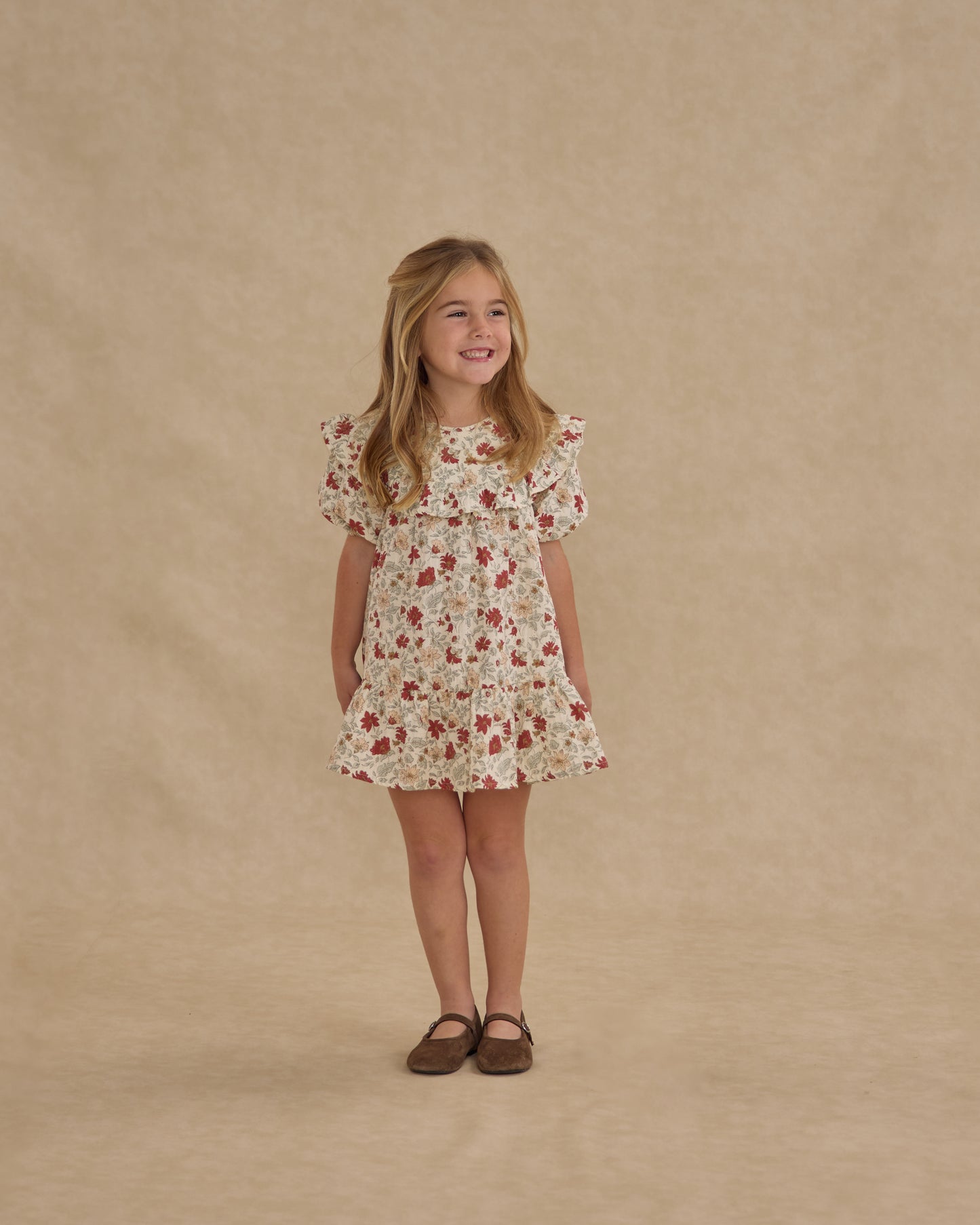 Holiday Floral Cordelia Dress