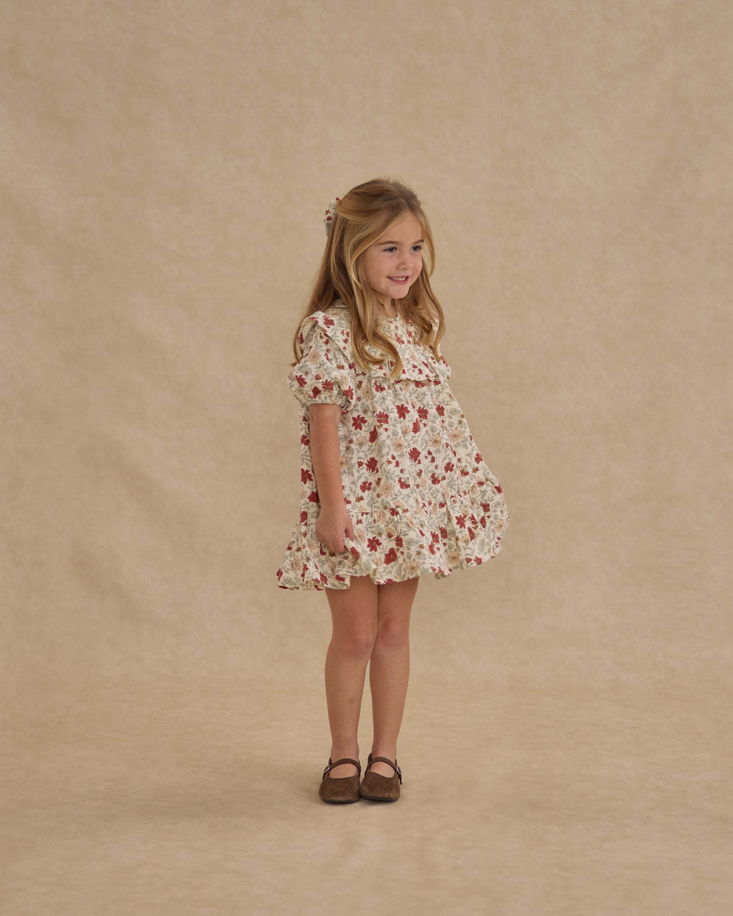 Holiday Floral Cordelia Dress