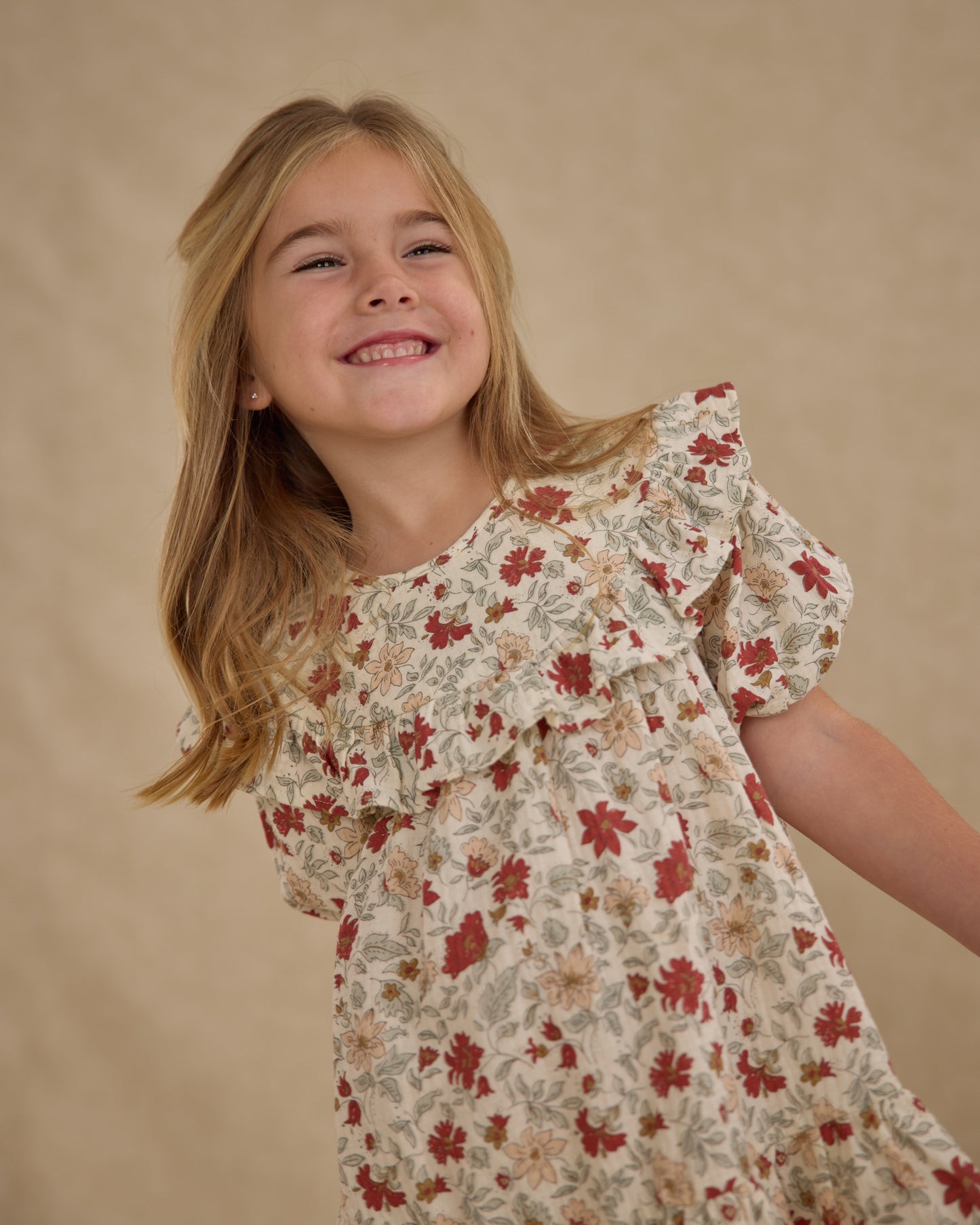 Holiday Floral Cordelia Dress