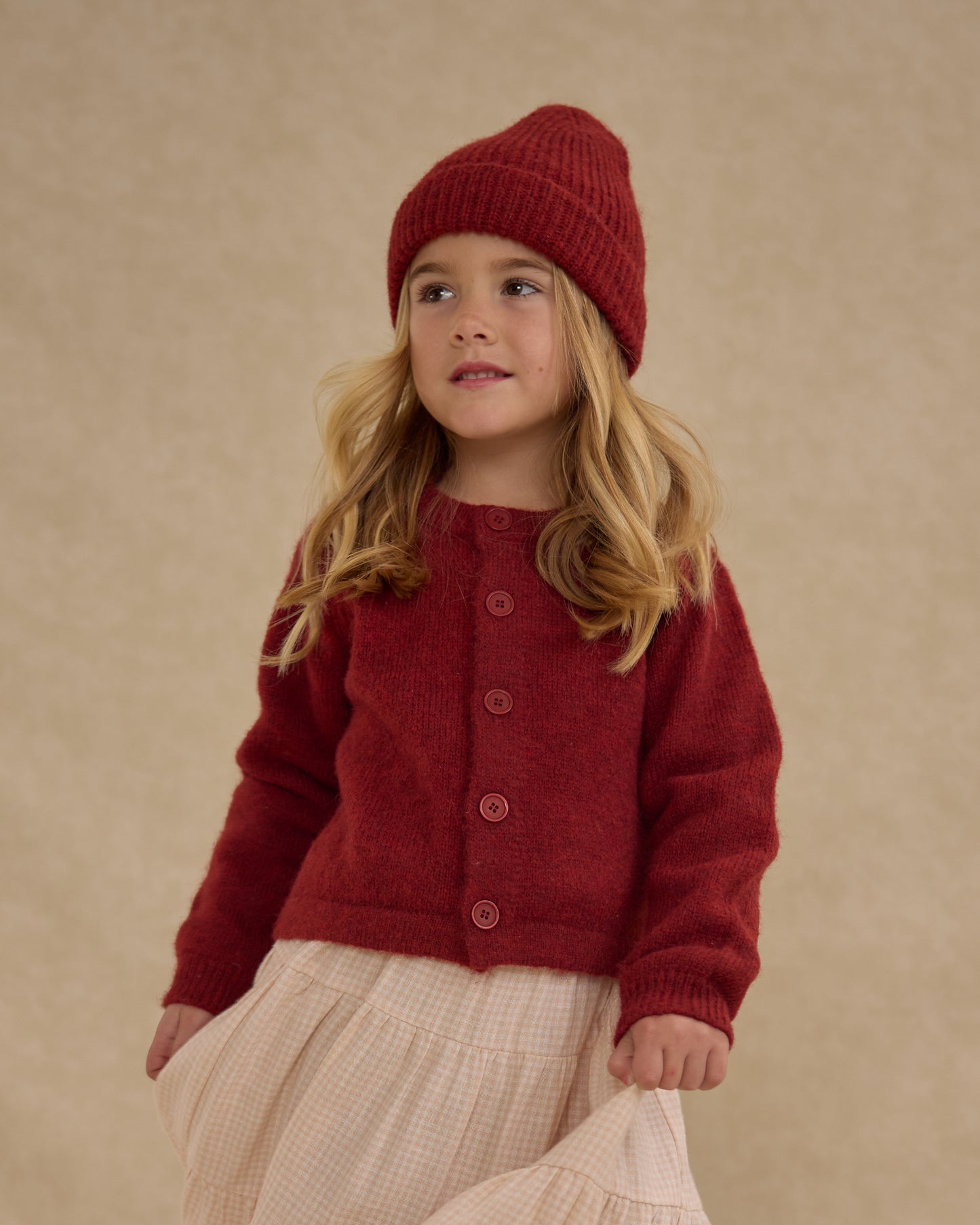 Fuzzy Ruby Cardigan
