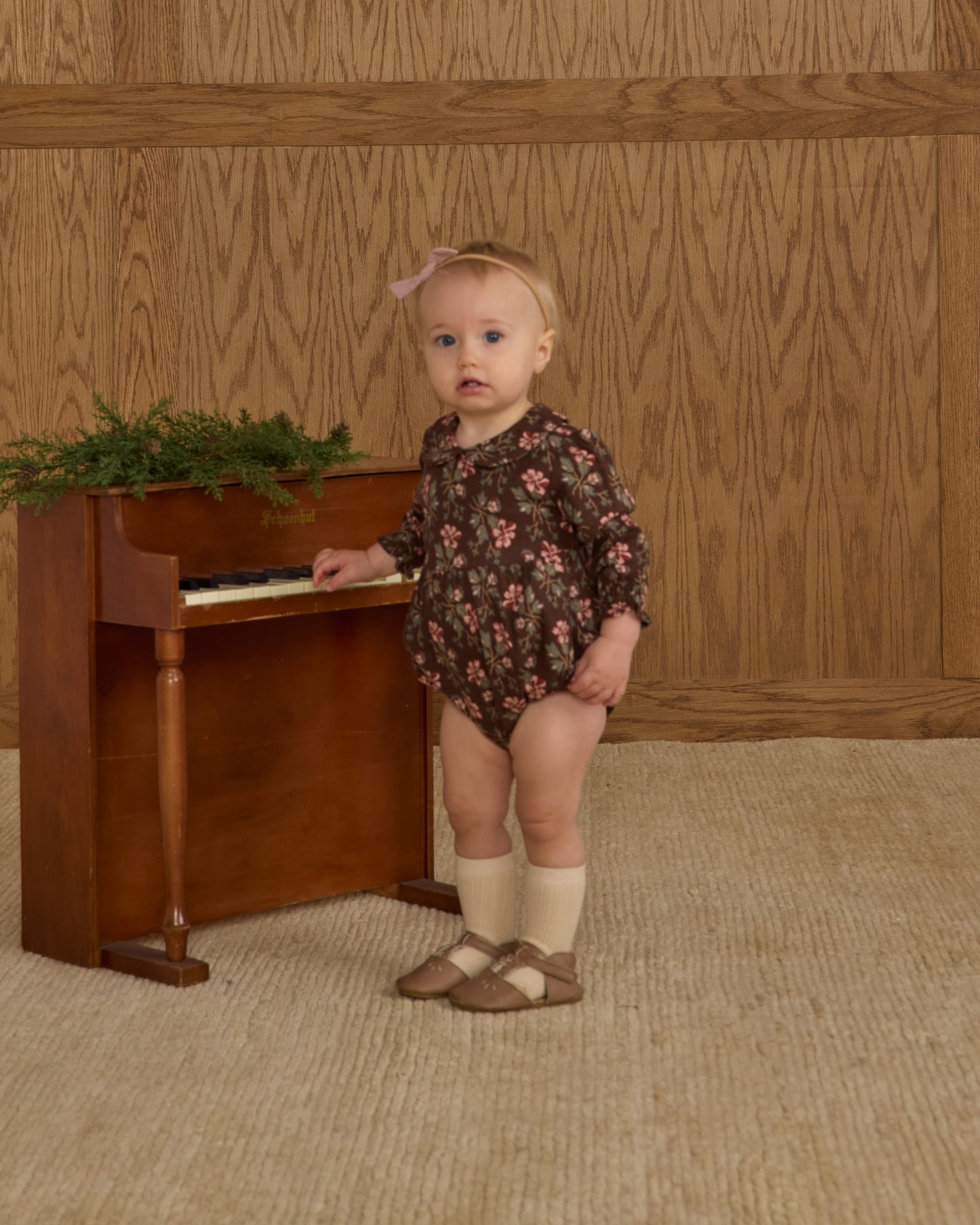 Winter Floral Cora Romper