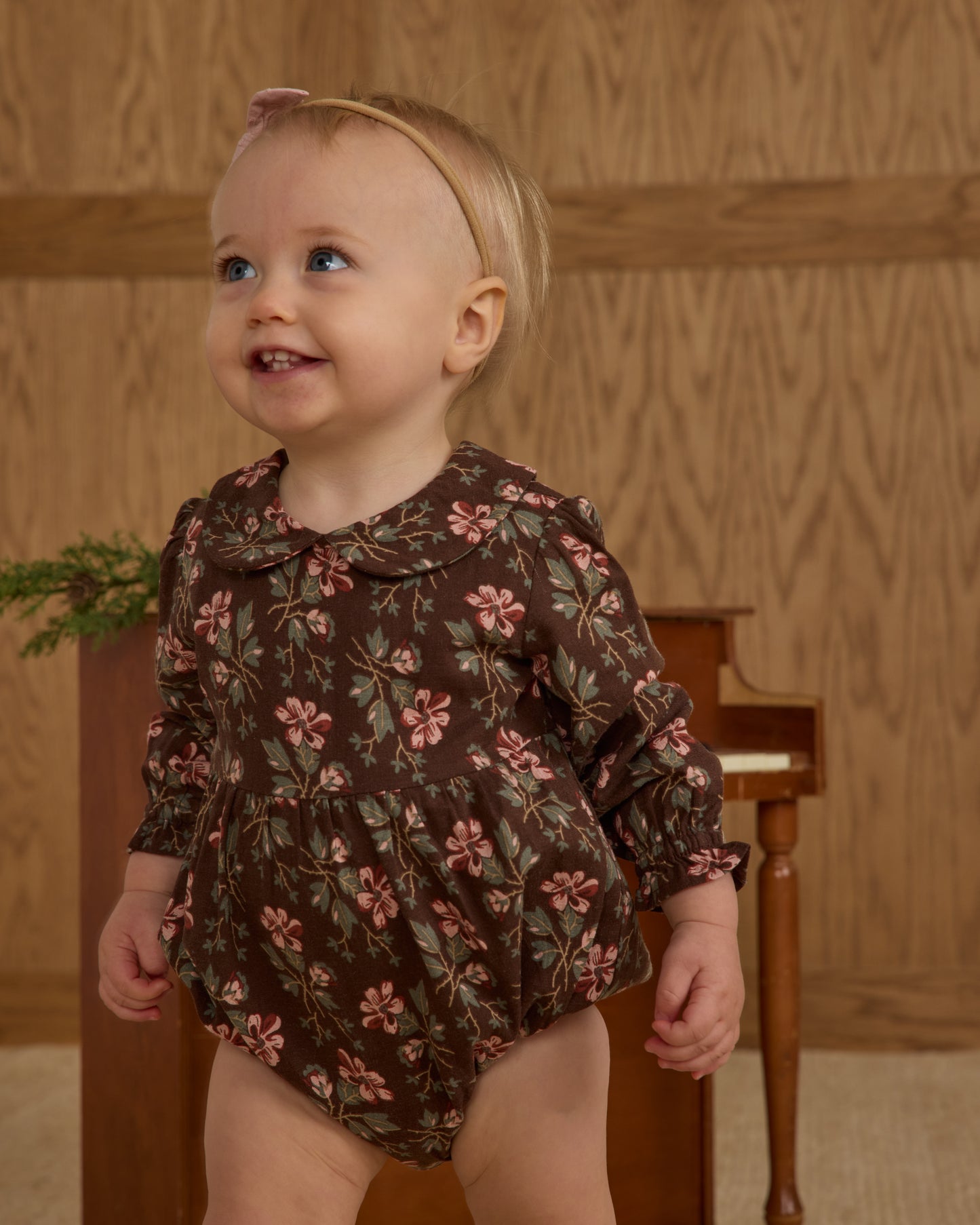 Winter Floral Cora Romper
