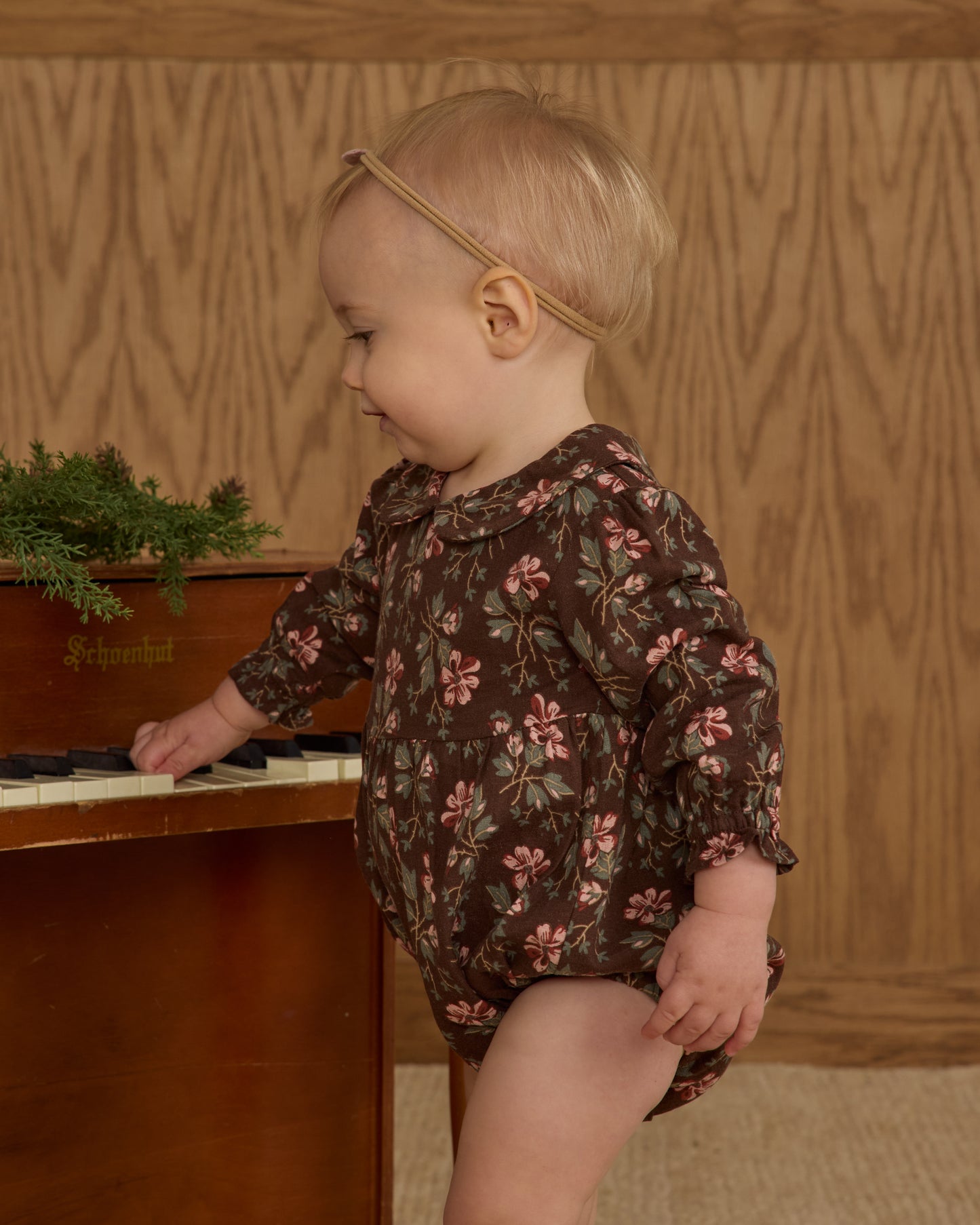 Winter Floral Cora Romper