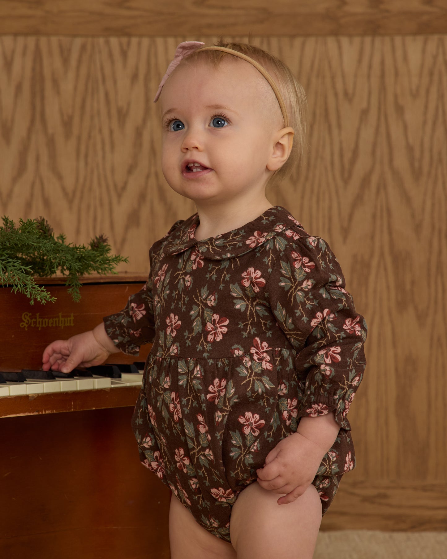 Winter Floral Cora Romper