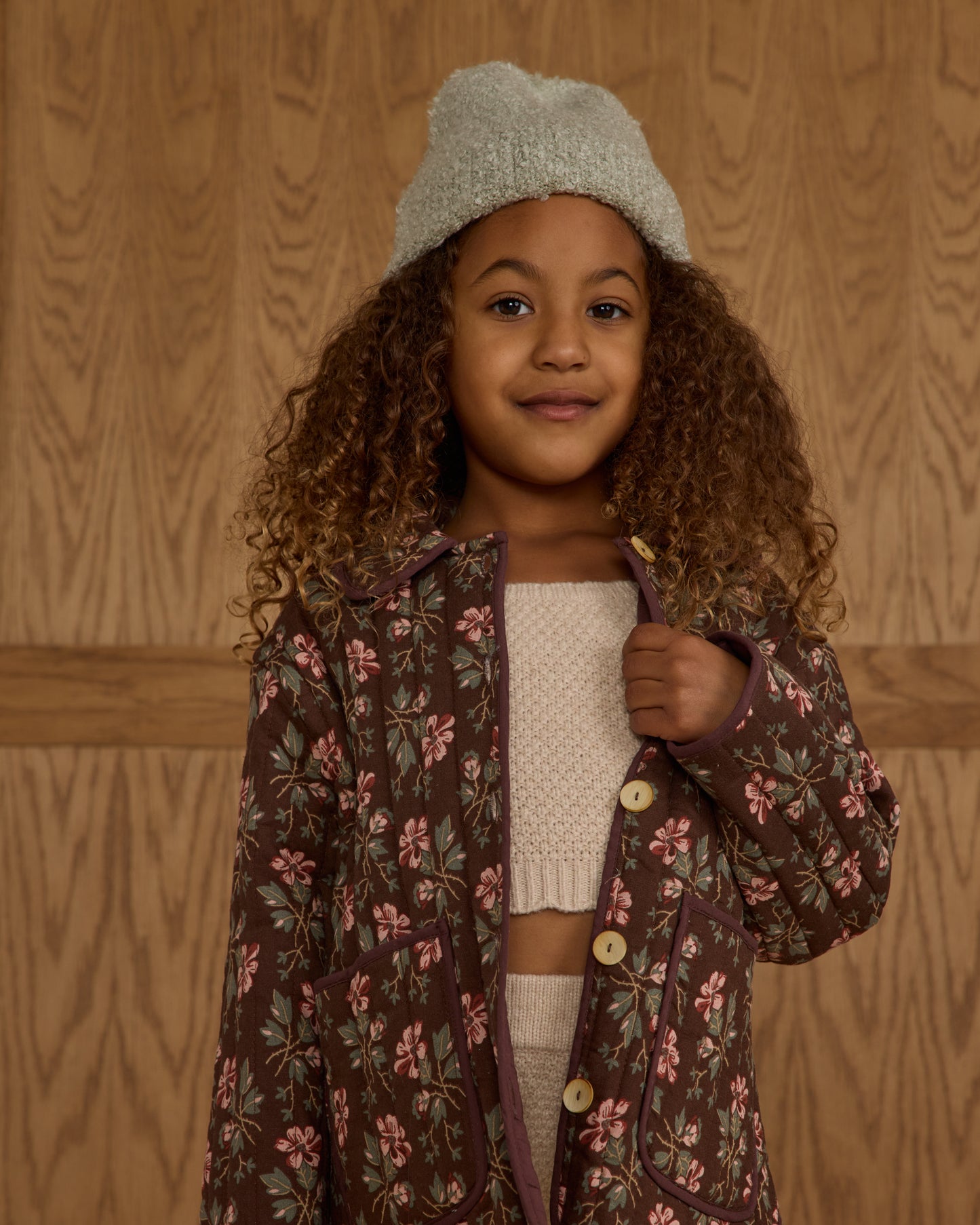 Winter Floral Clara Coat