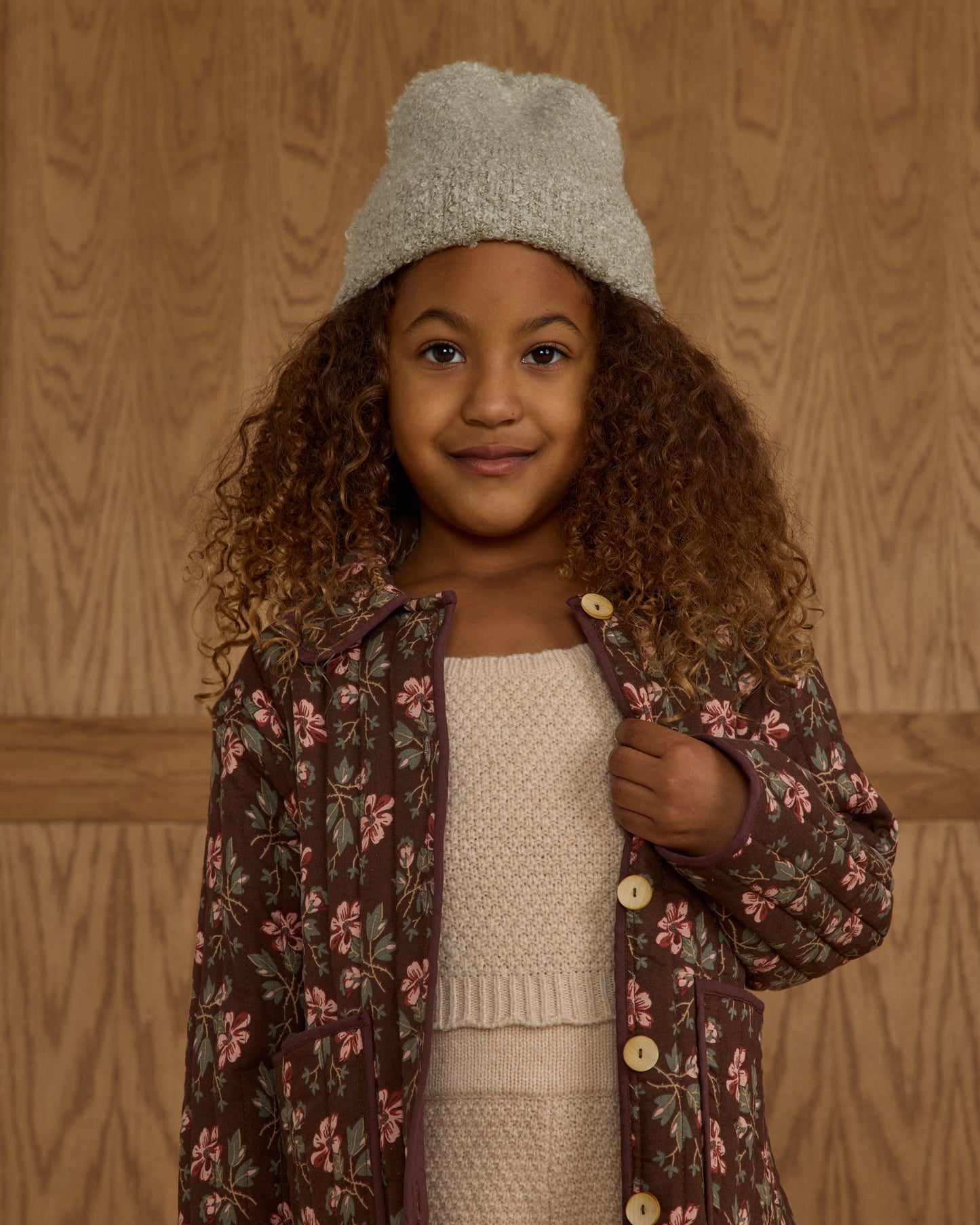 Winter Floral Clara Coat