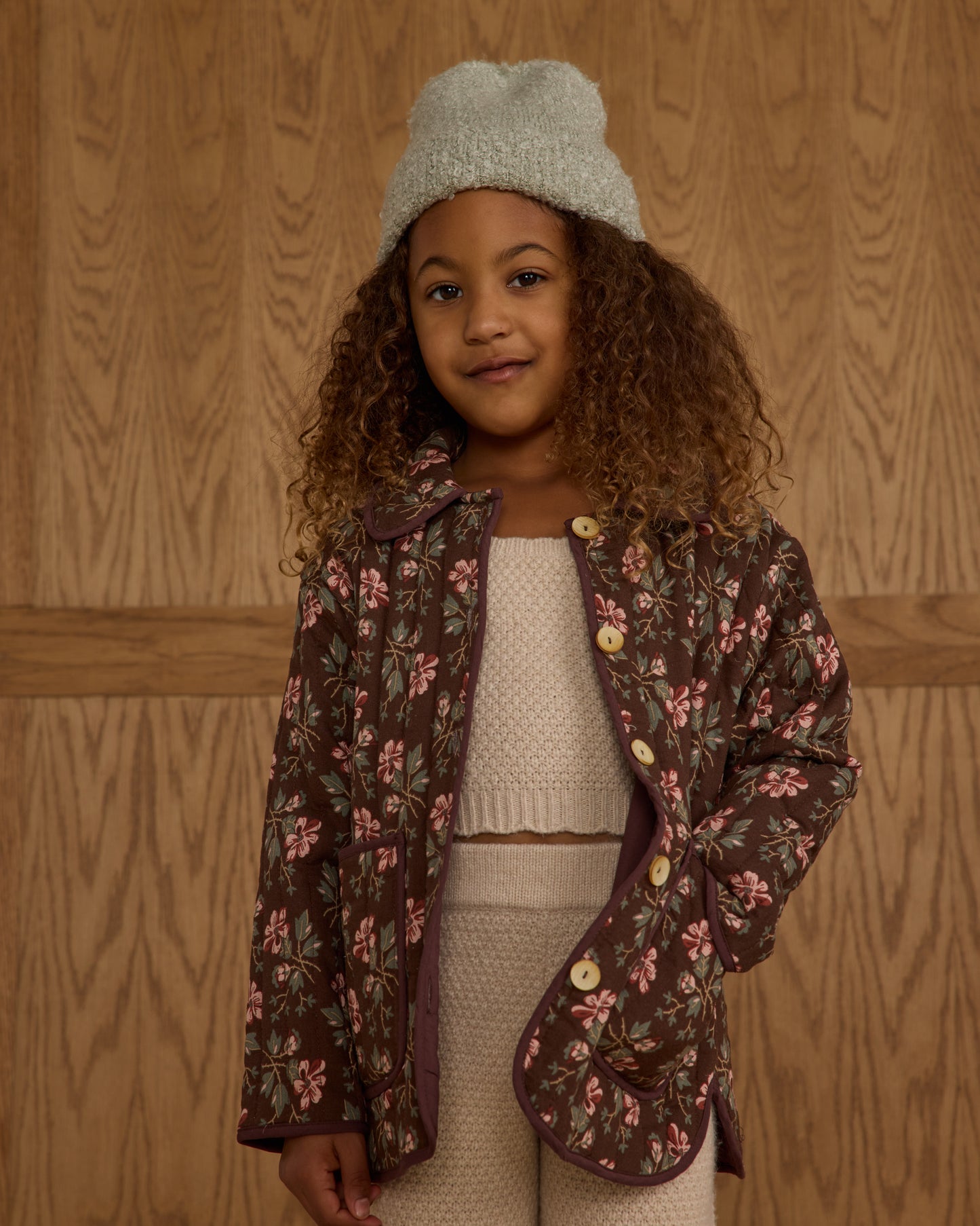 Winter Floral Clara Coat