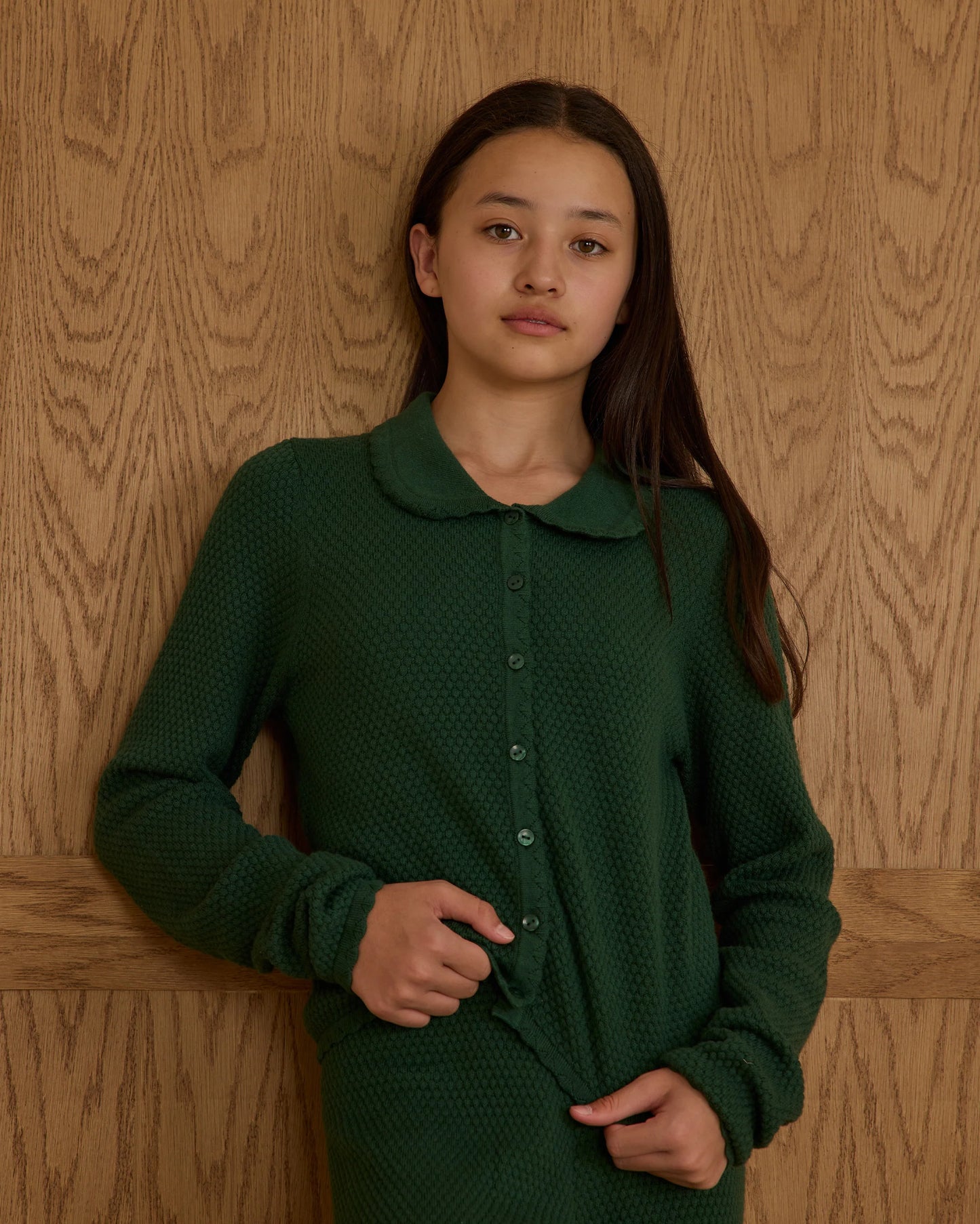 Teen Green Rio Cardigan