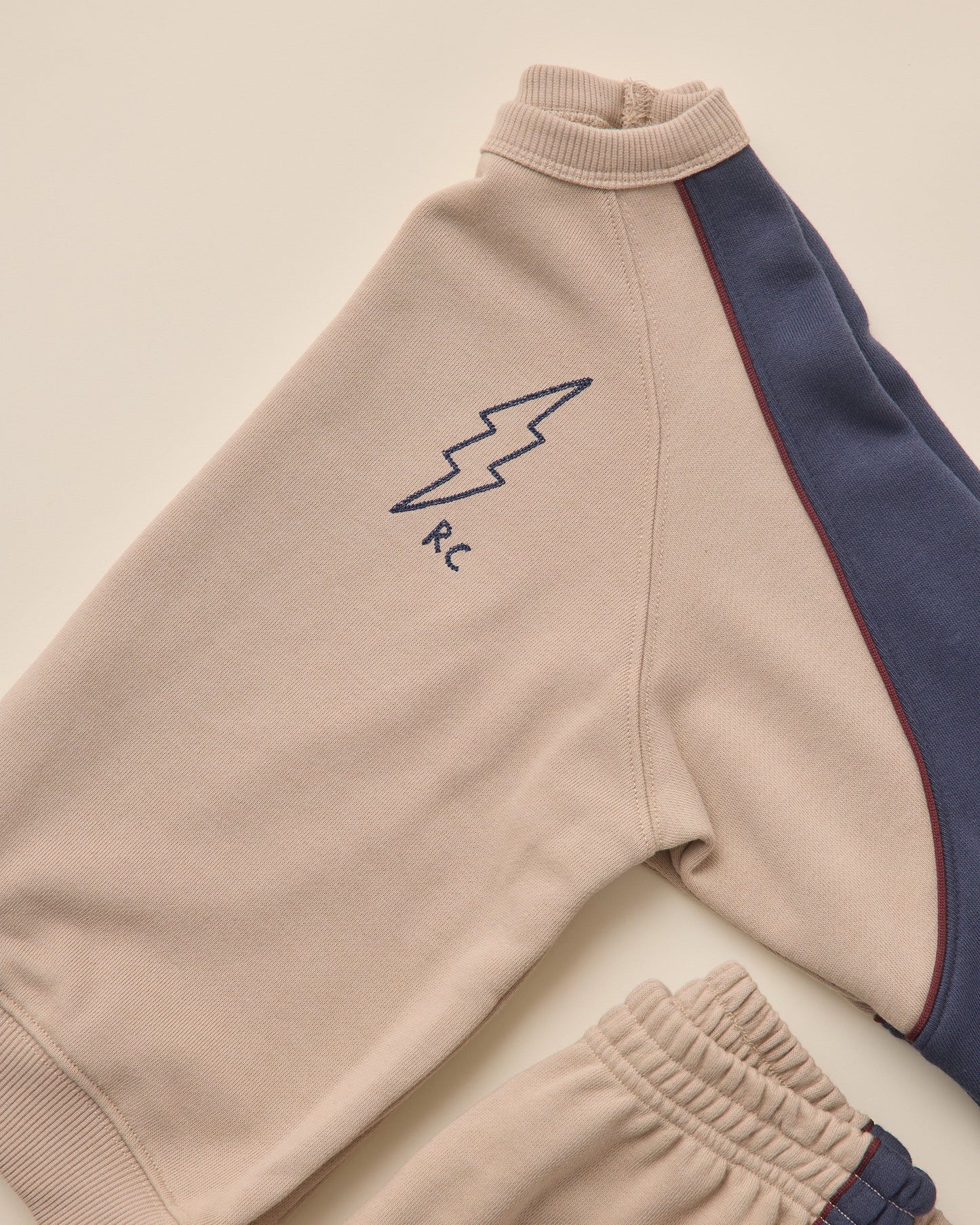 Paneled Stone Sweatshirt