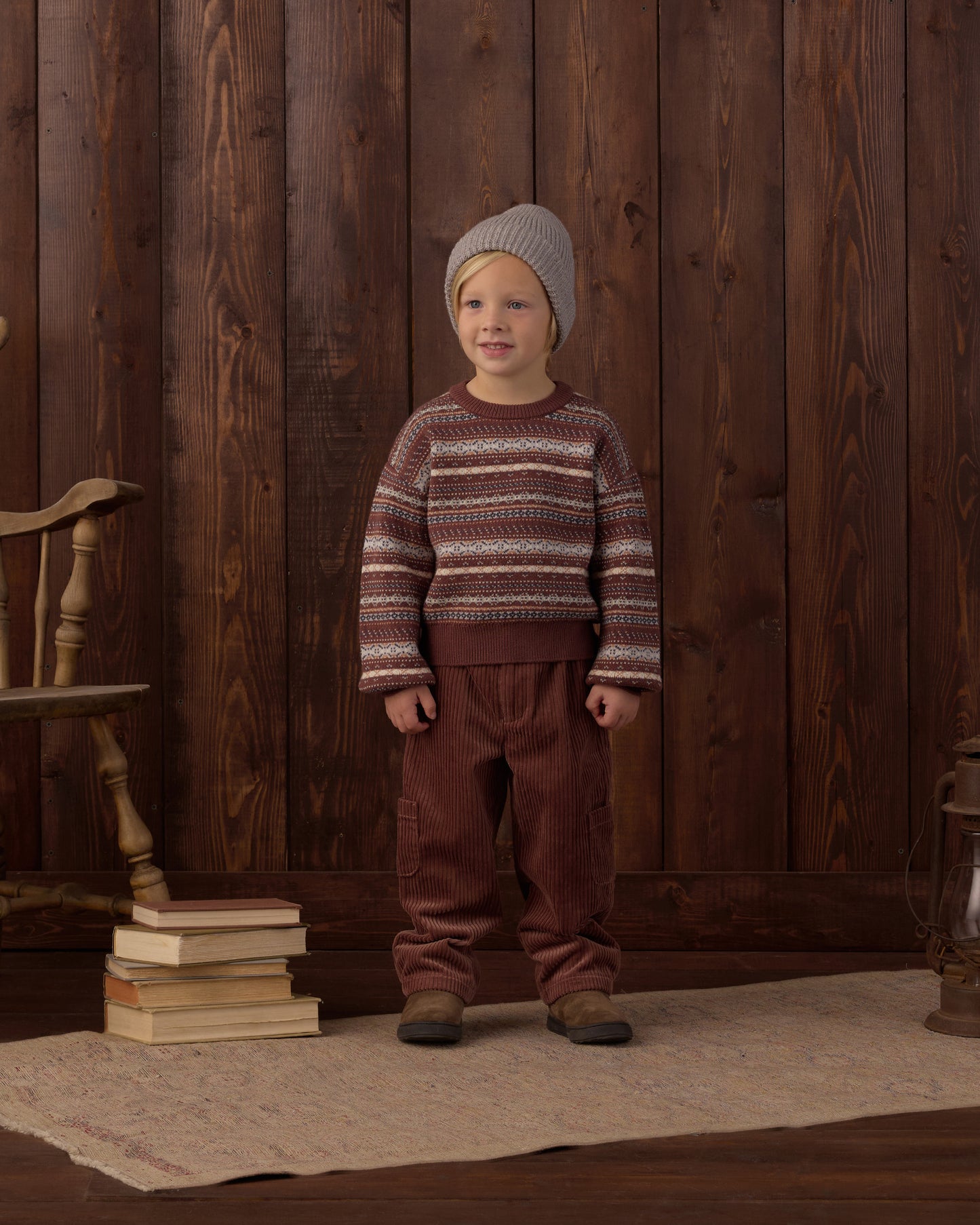 Mulberry Multi-Stripe Aspen Sweater