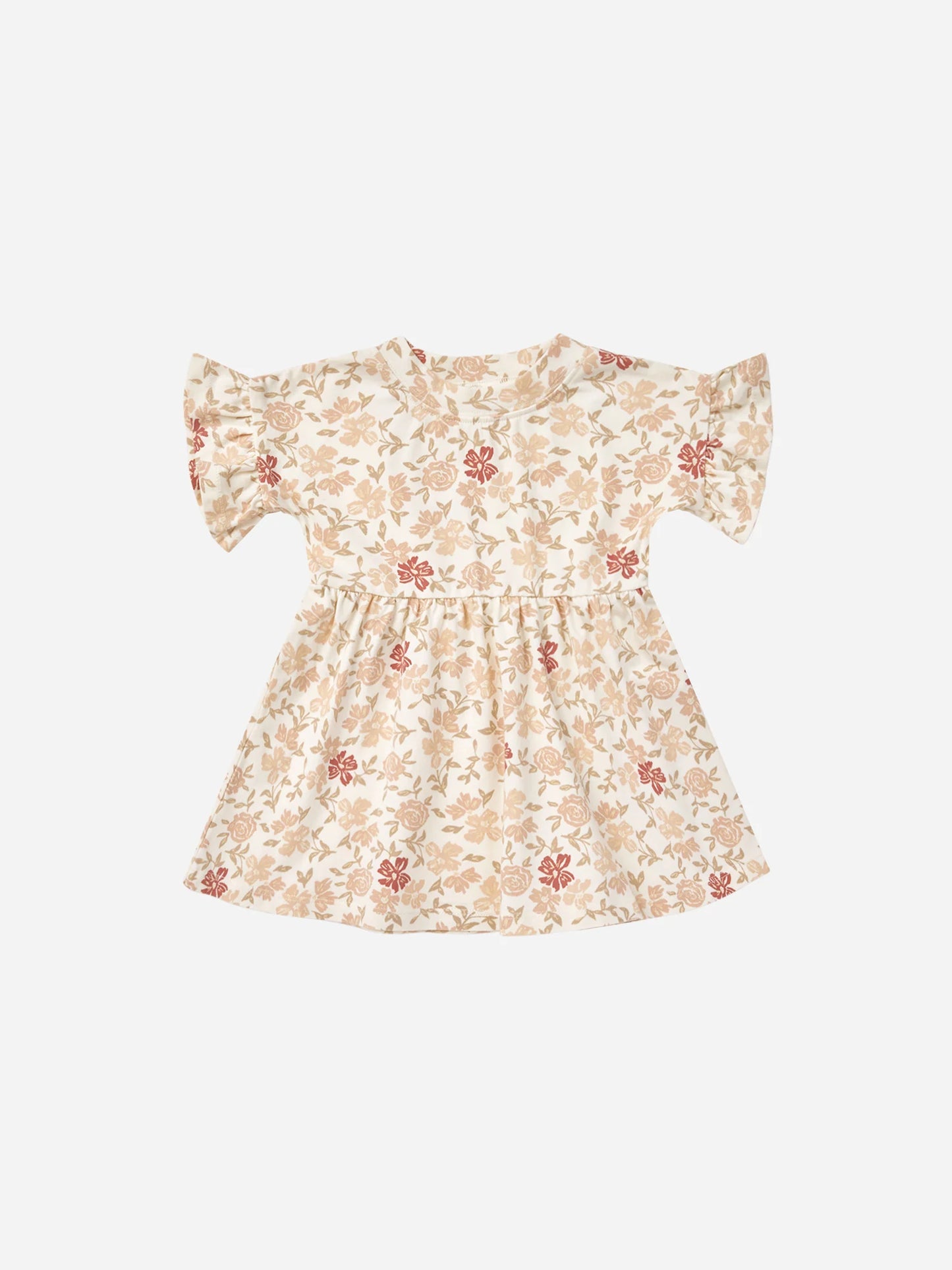 Babydoll Pink Floral Dress