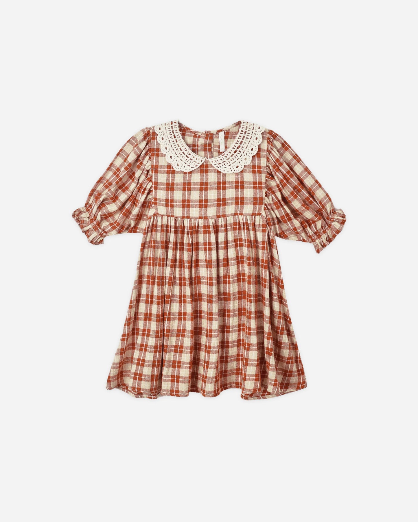 Red Plaid Heidi Dress