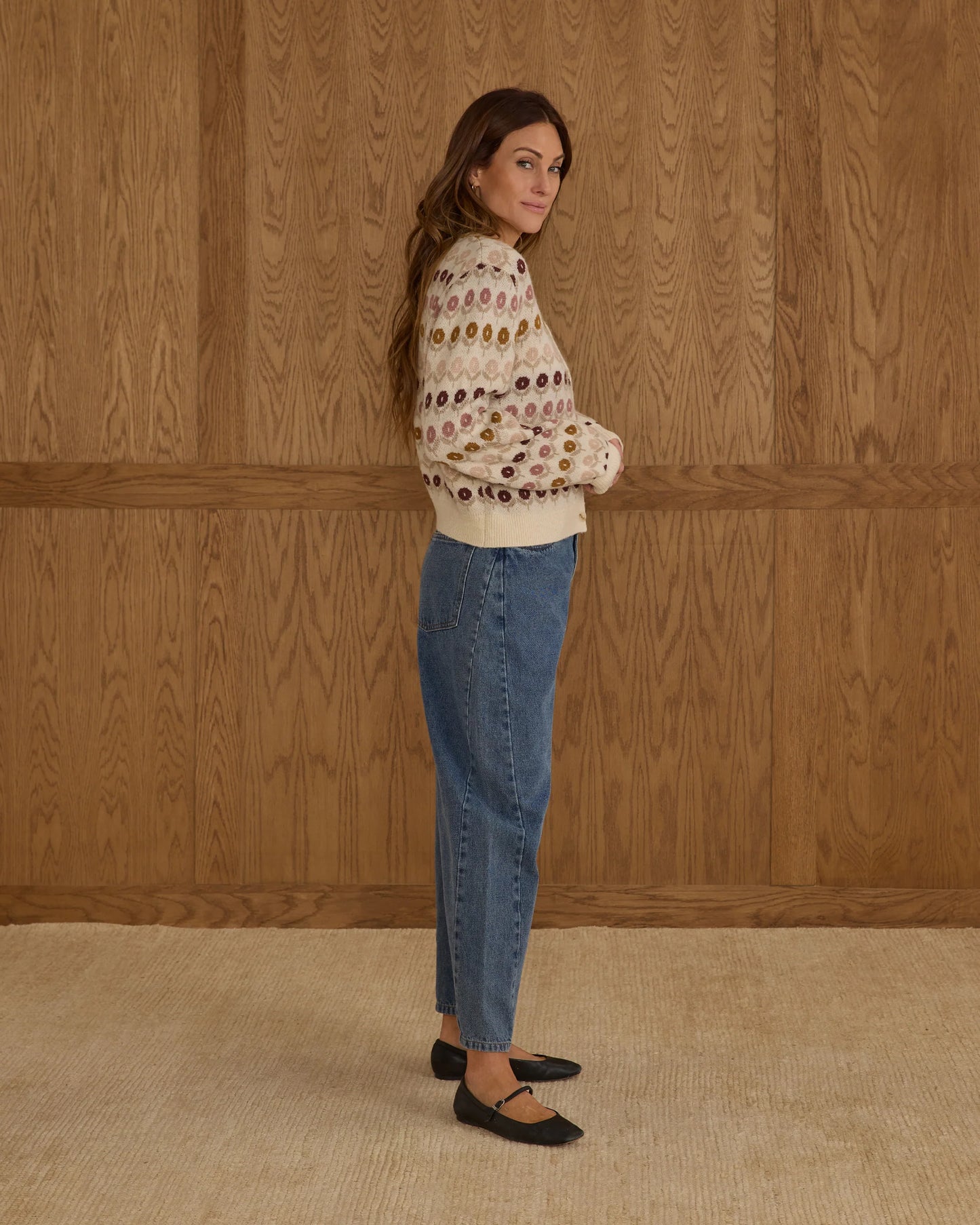 Women's Floral Jacquard Cheyenne Cardigan
