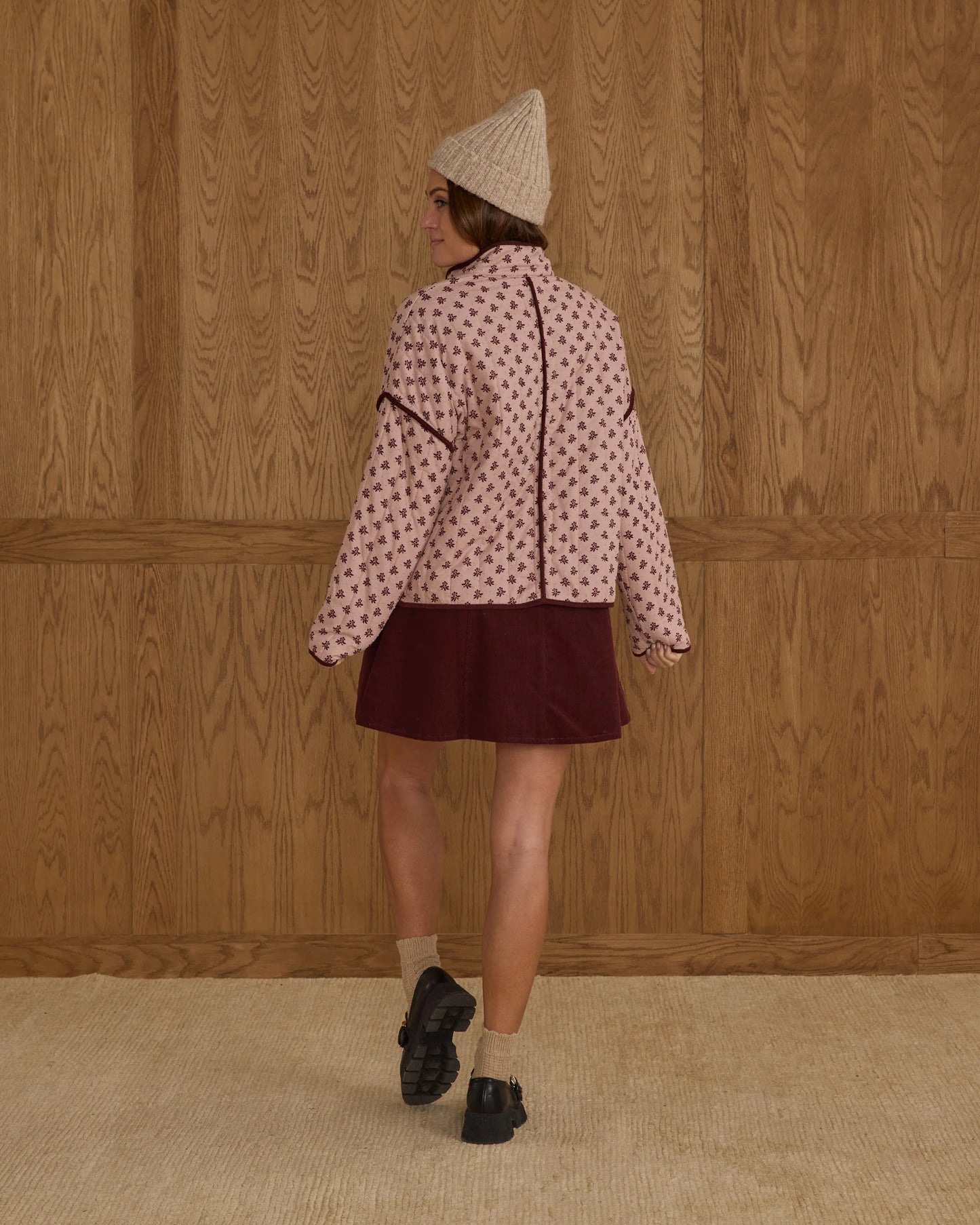 Woman's Blush Fleur Quilted Jacket