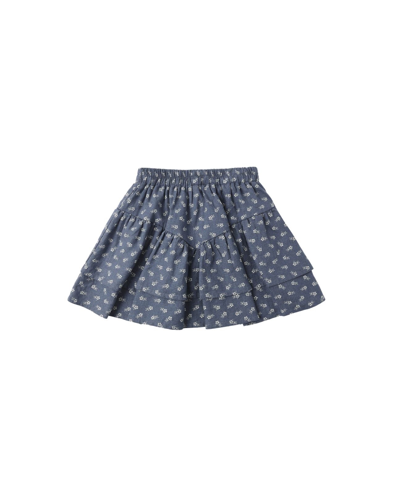 Ditsy Tiered Mini Skirt