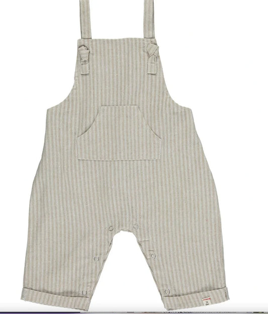 Ahoy Beige Stripe Overall
