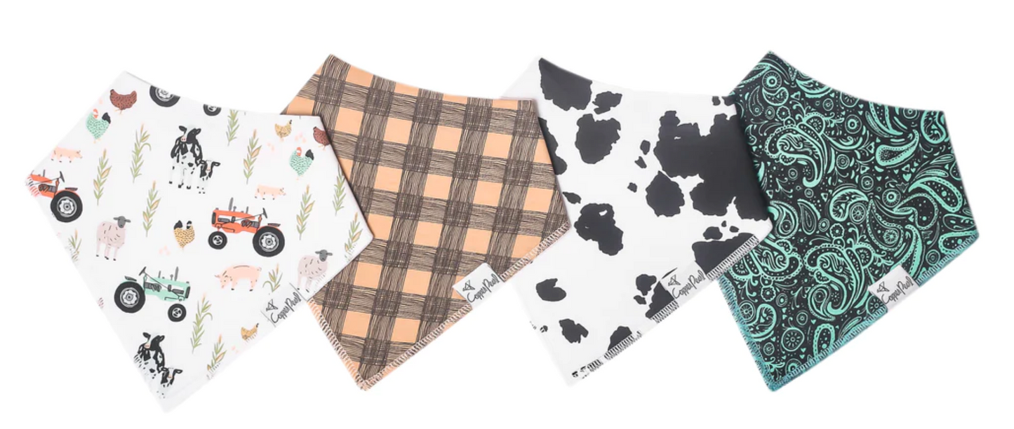 Jo Baby Bandana Bib (4 Pack)