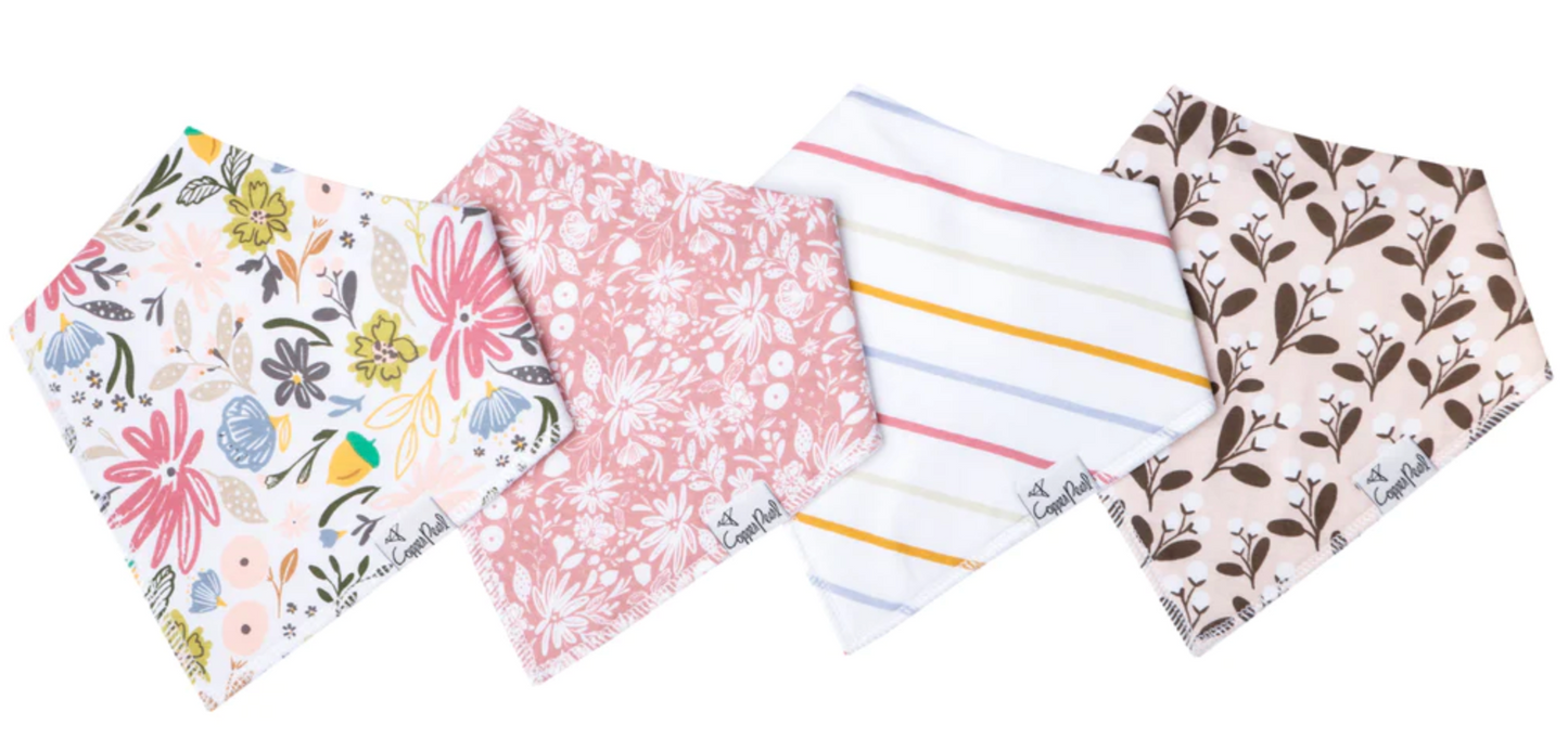 Olive Baby Bandana Bib (4 Pack)