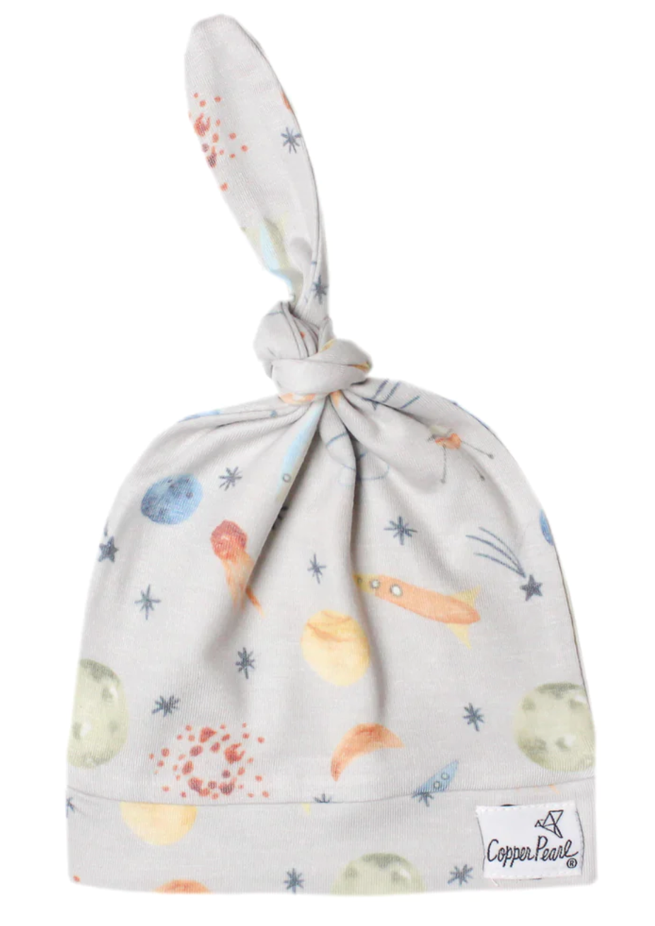Cosmos Top Knot Hat