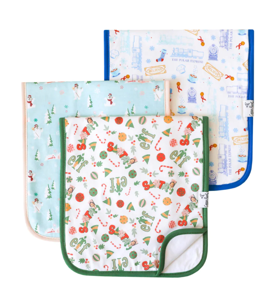 Christmas Classics Burp Cloth Set