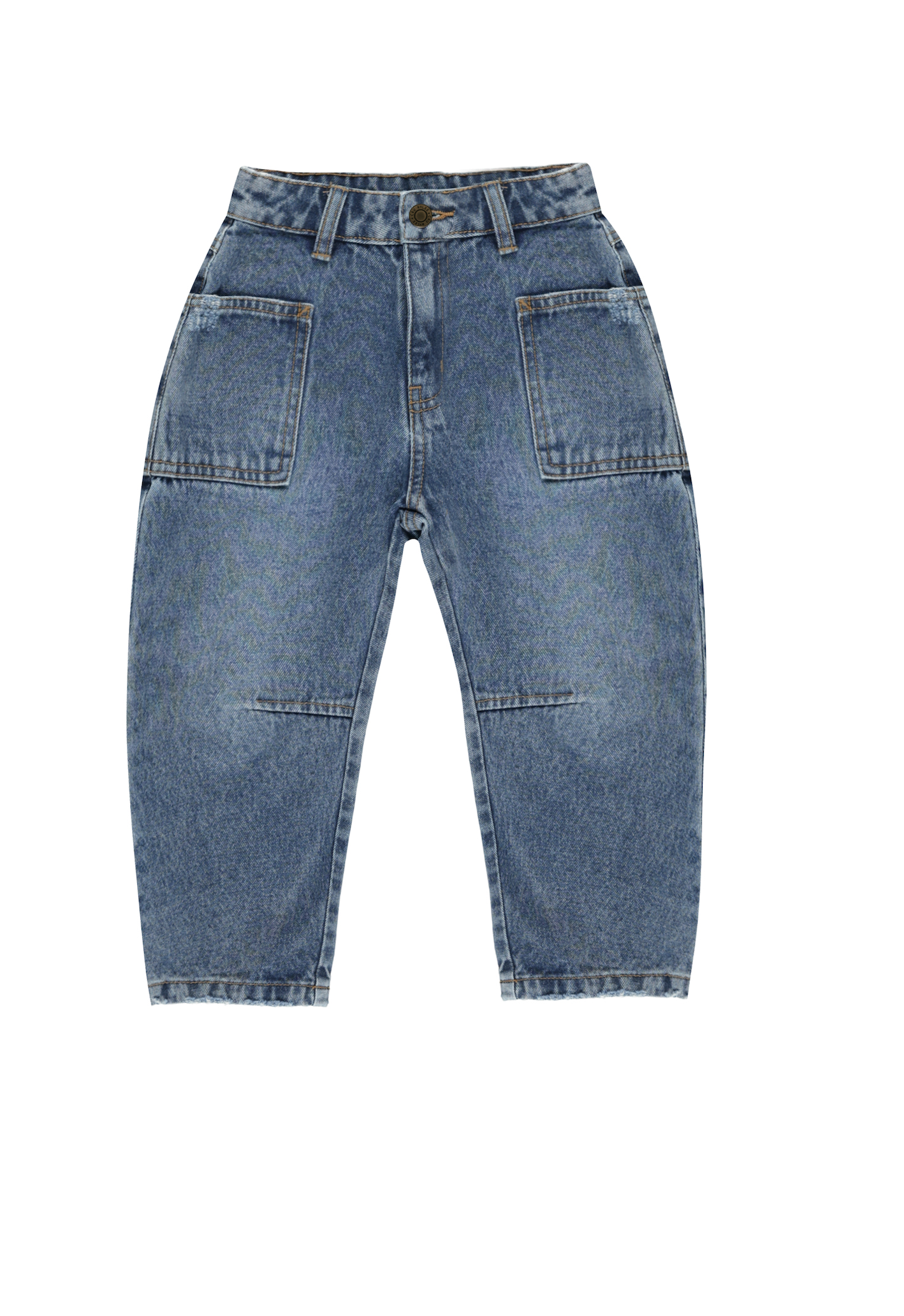 Indigo Barrel Pant