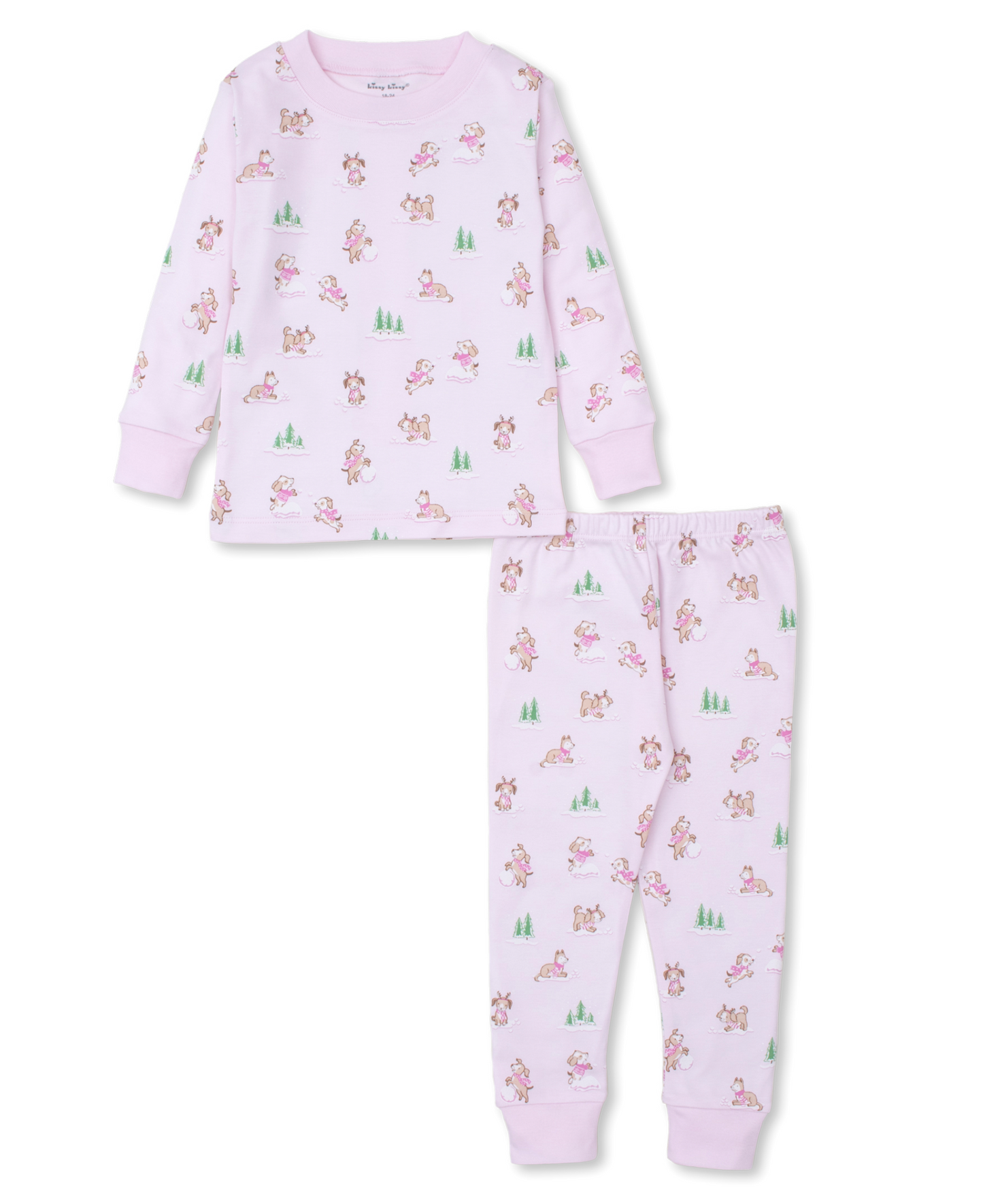 Pink Puppy Snowball Pranks PJ Set