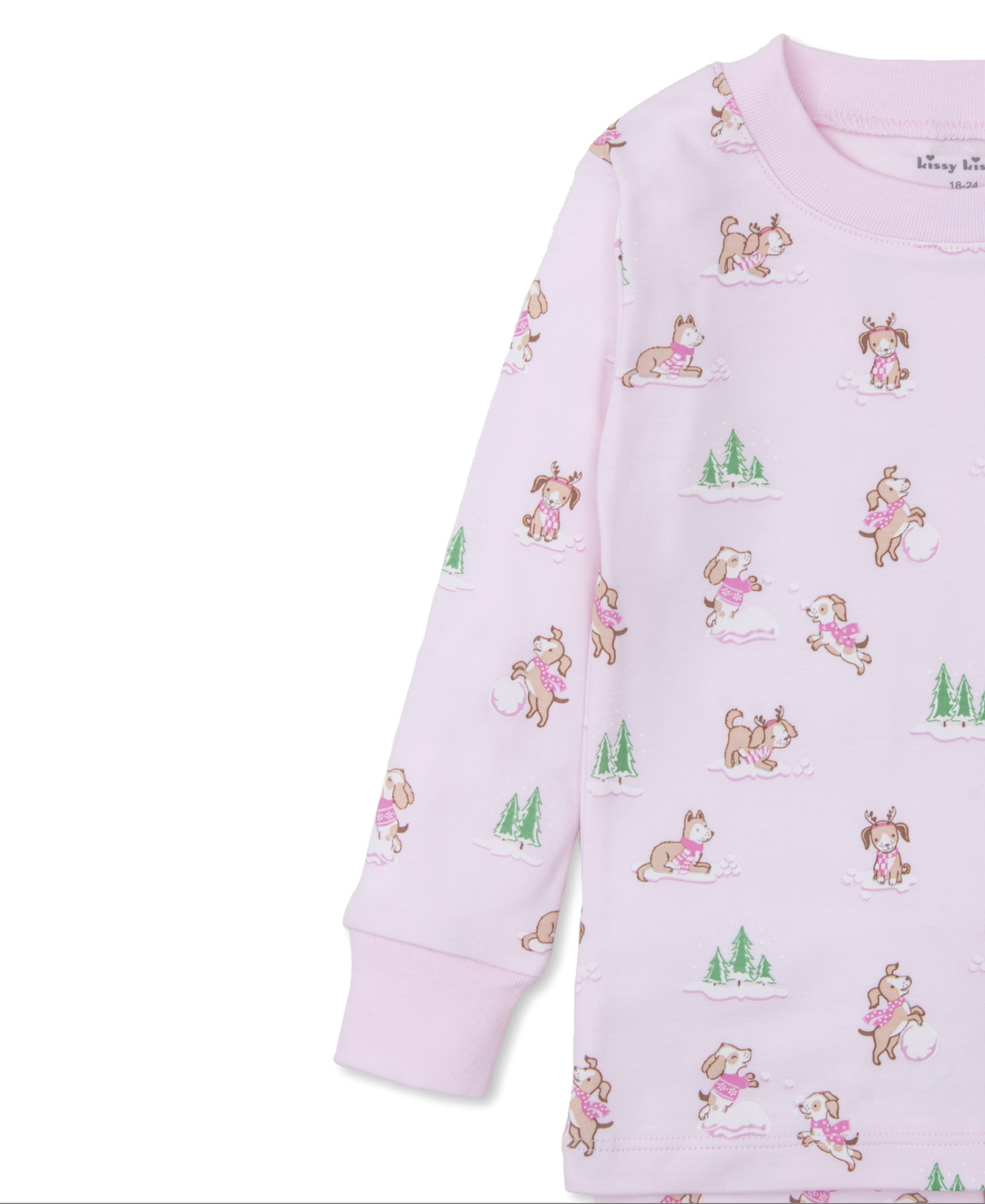 Pink Puppy Snowball Pranks PJ Set