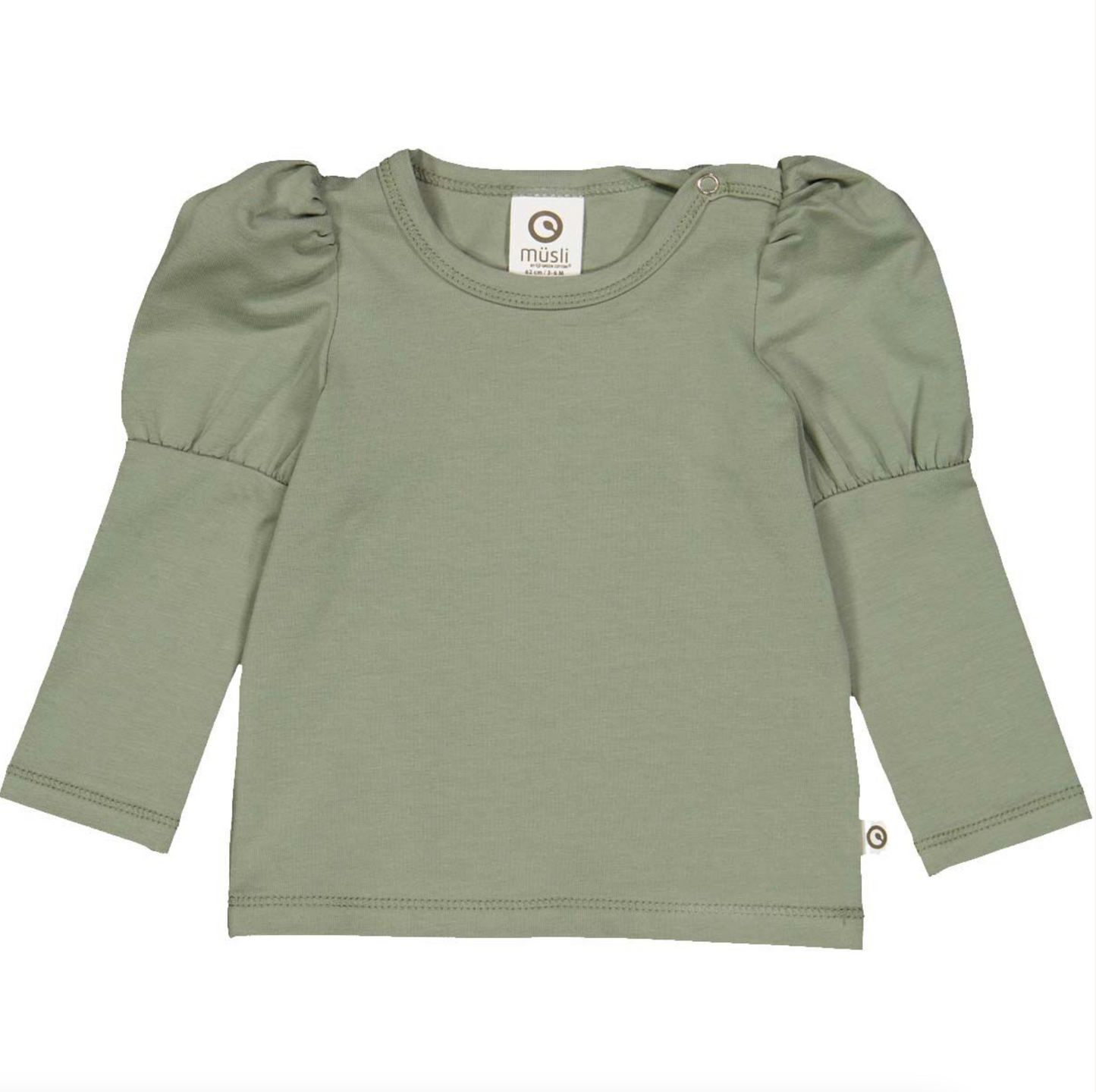 Poetry Green Cozy Me Puff L/S Tee