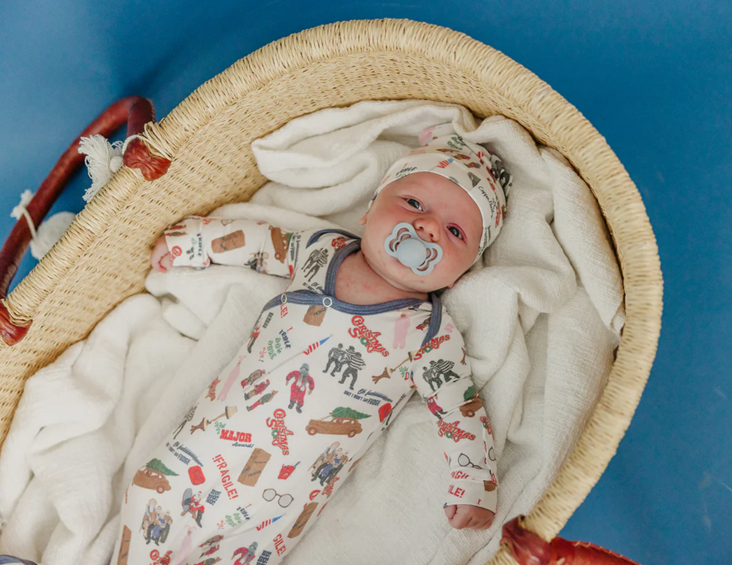 A Christmas Story Newborn Knotted Gown