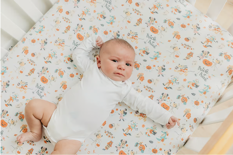 Mickey’s Boo Bash Premium Crib Sheet